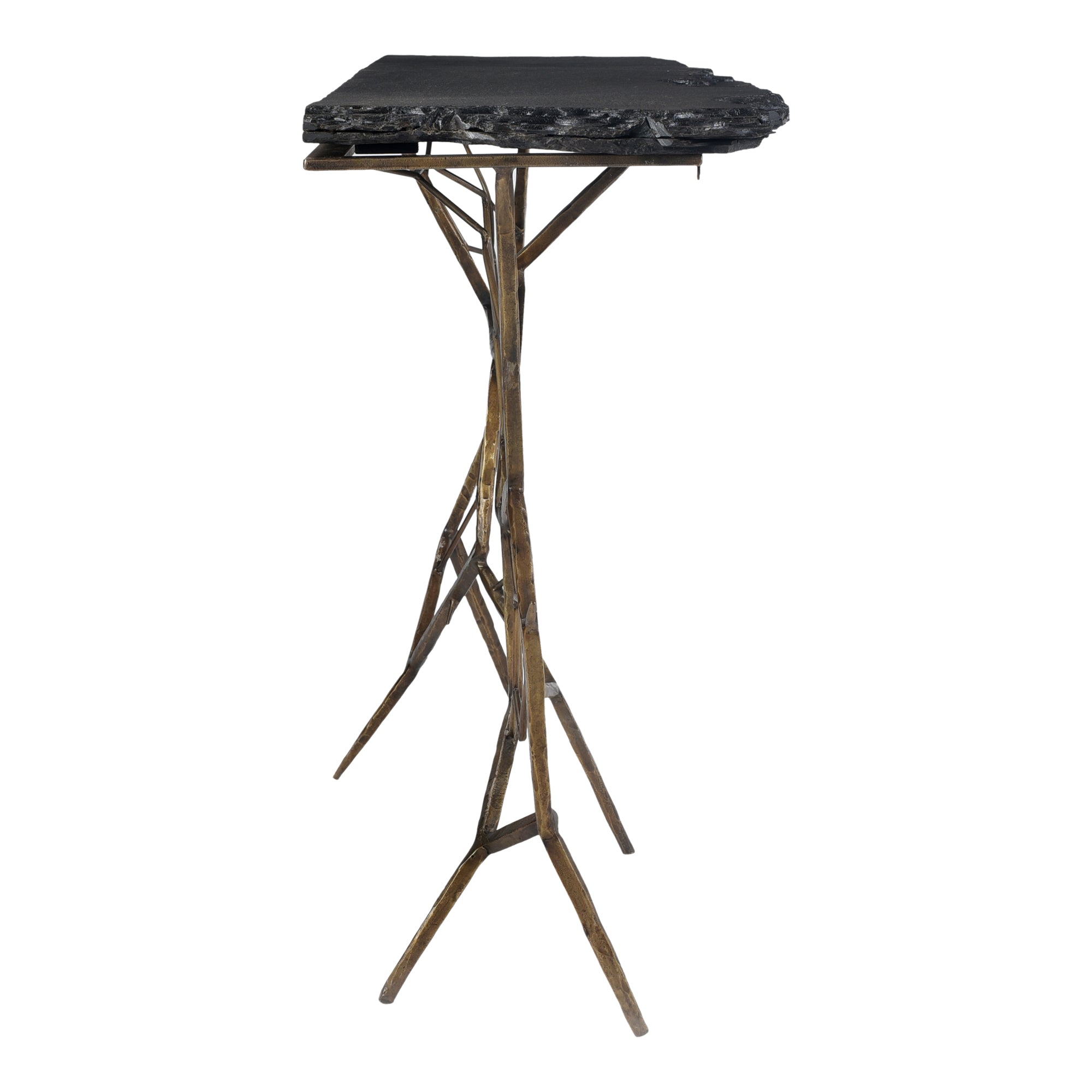 Nate Slate Console Table Dark Grey - Moes Home