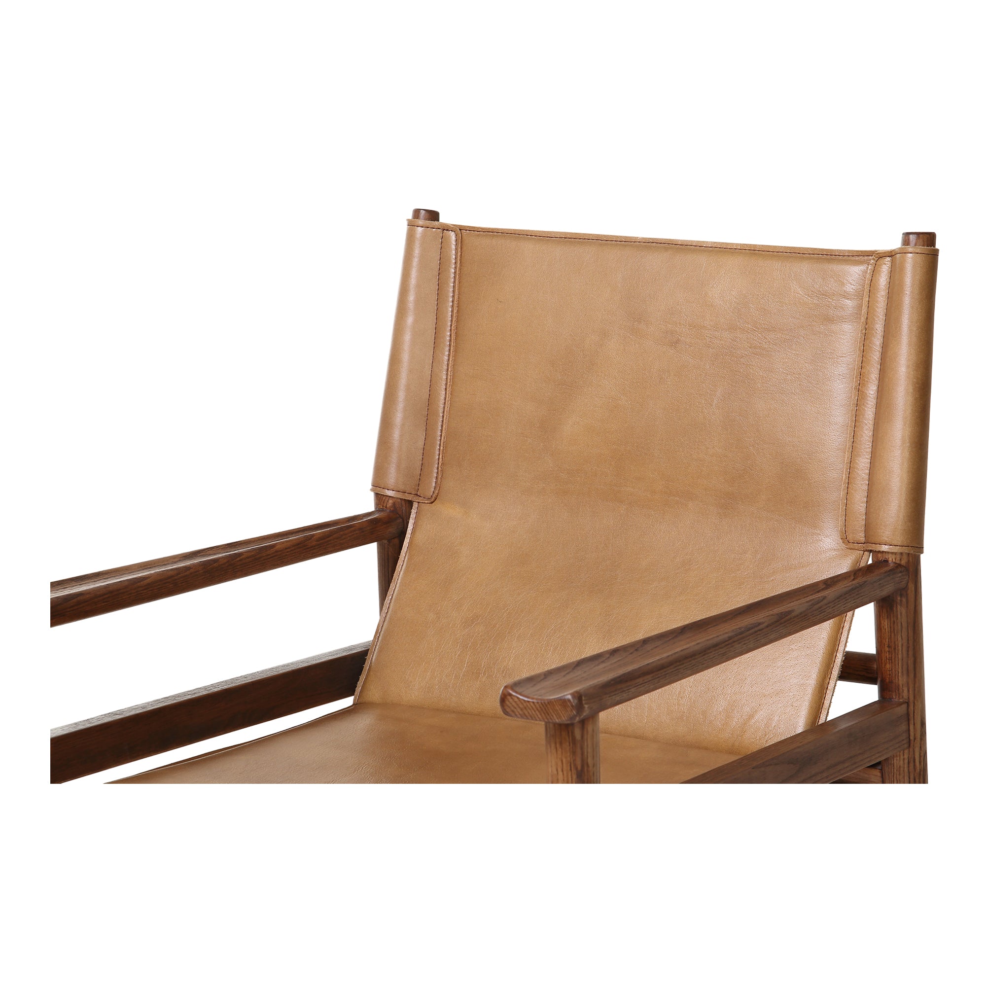 Remy Arm Chair Tan Leather - Moes Home