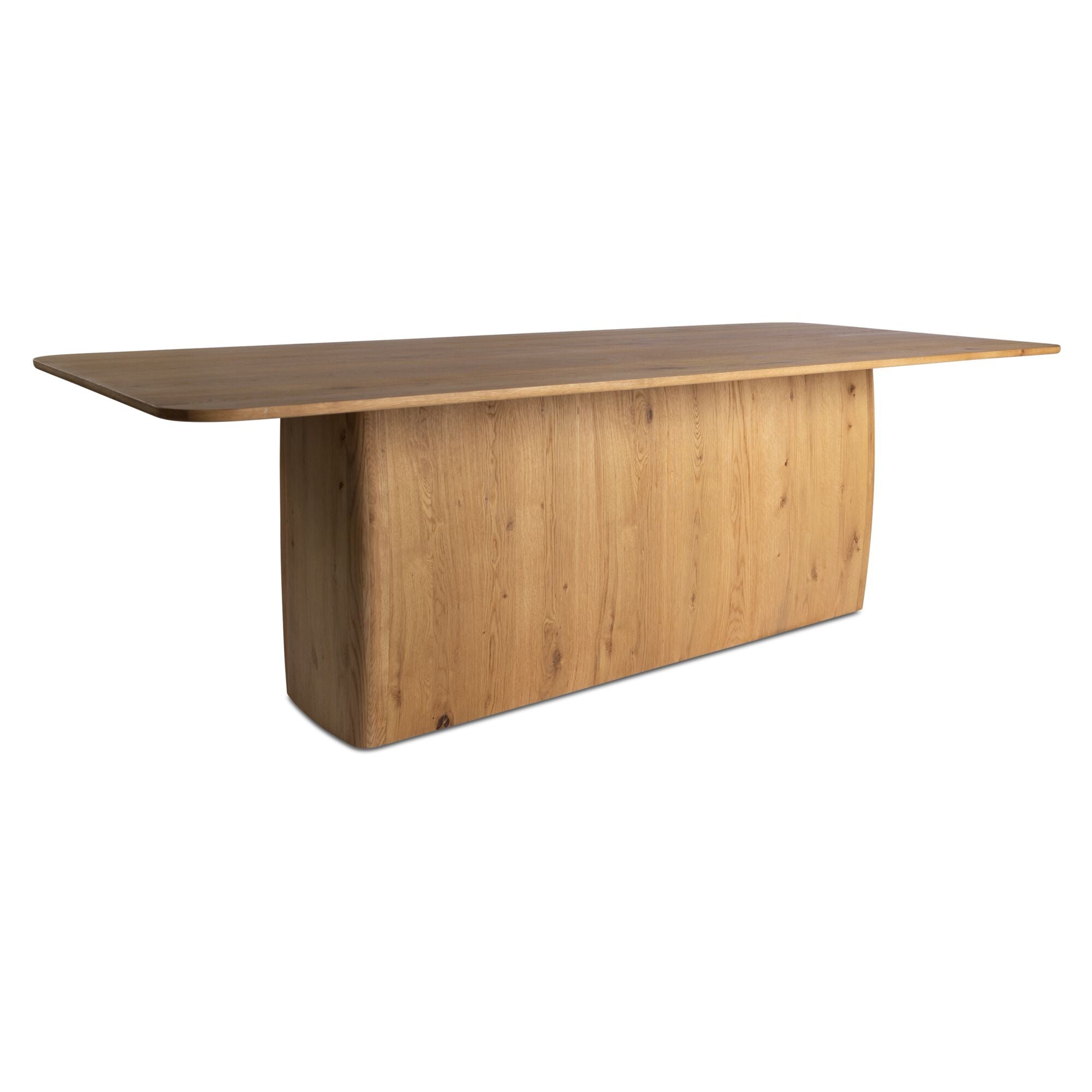 Winston Dining Table Rustic Oak - Moes Home