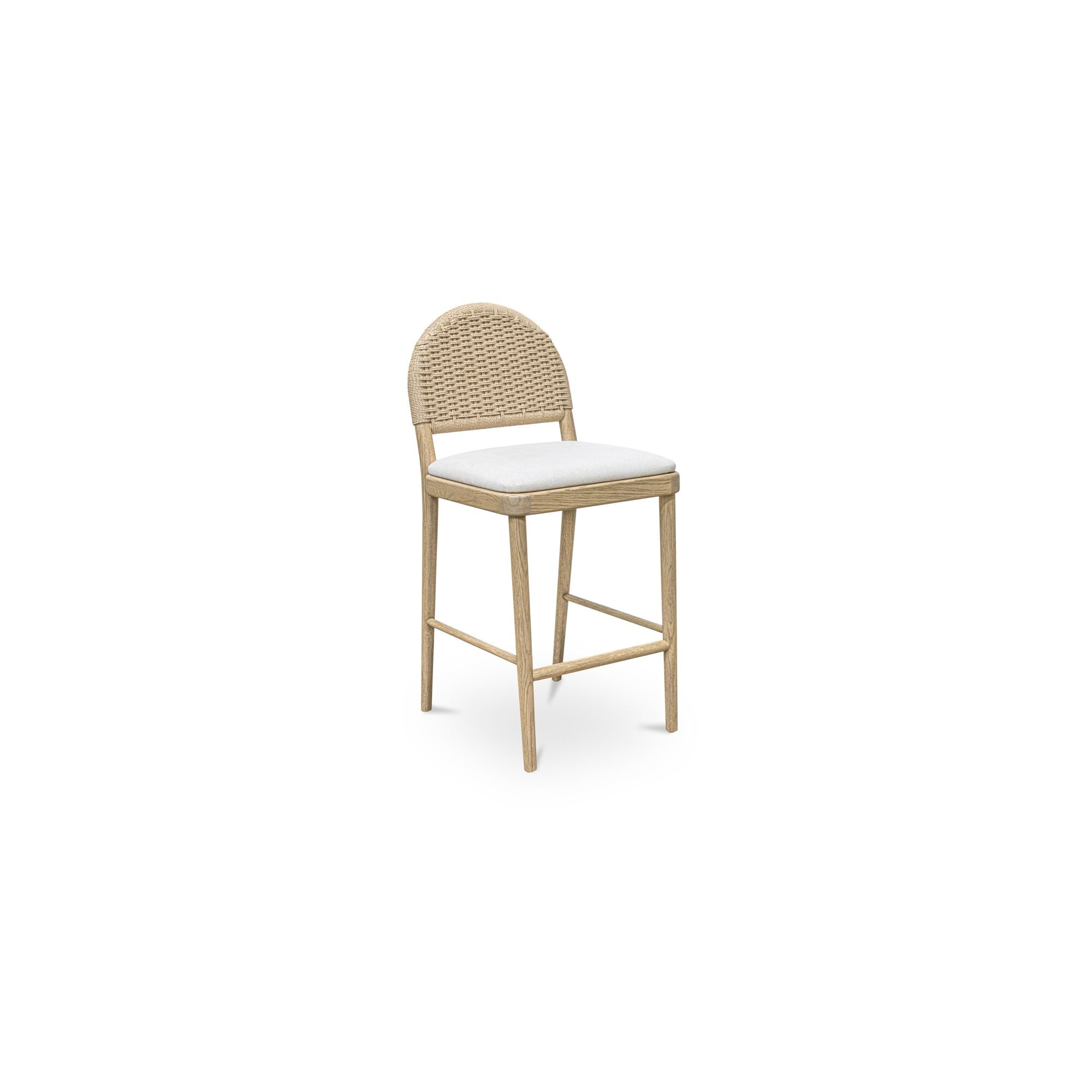 Claire Counter Stool Natural - Moes Home
