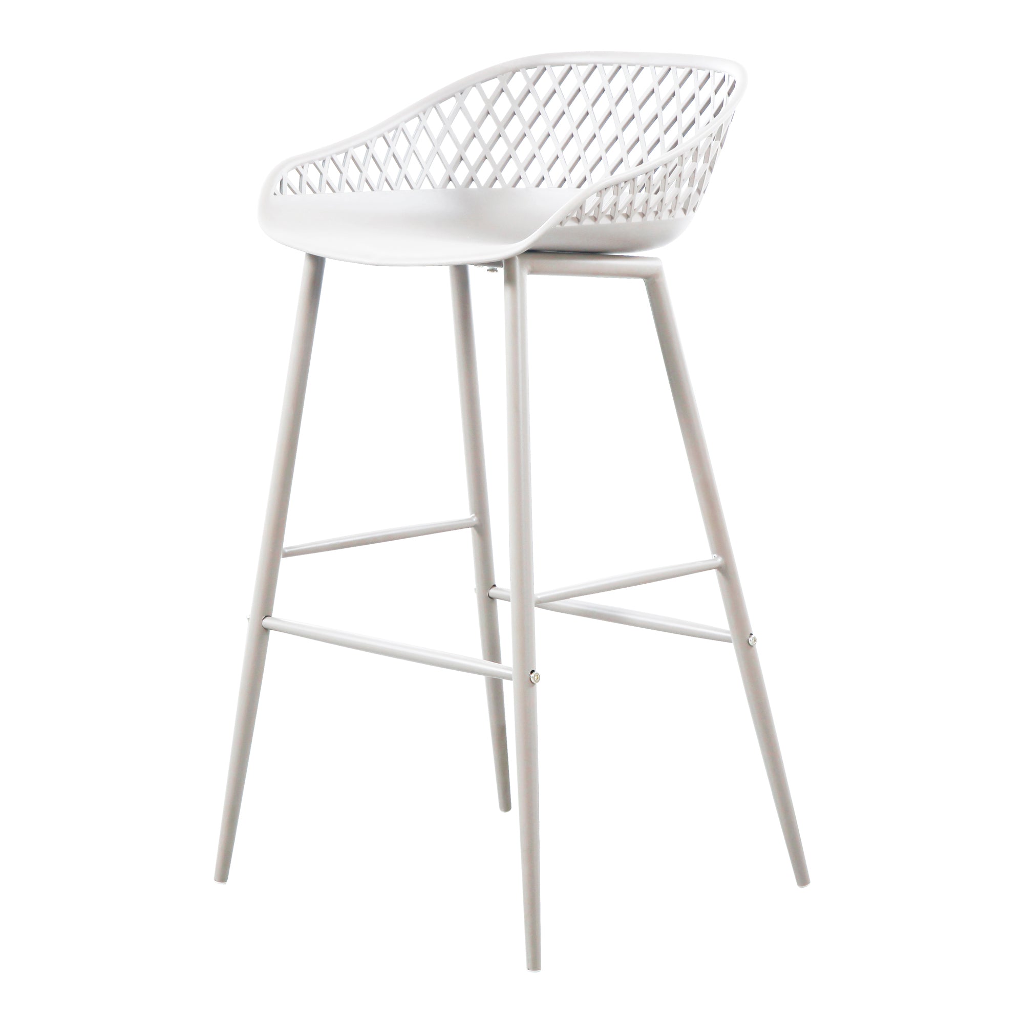 Piazza Outdoor Barstool Blue - Set Of Two