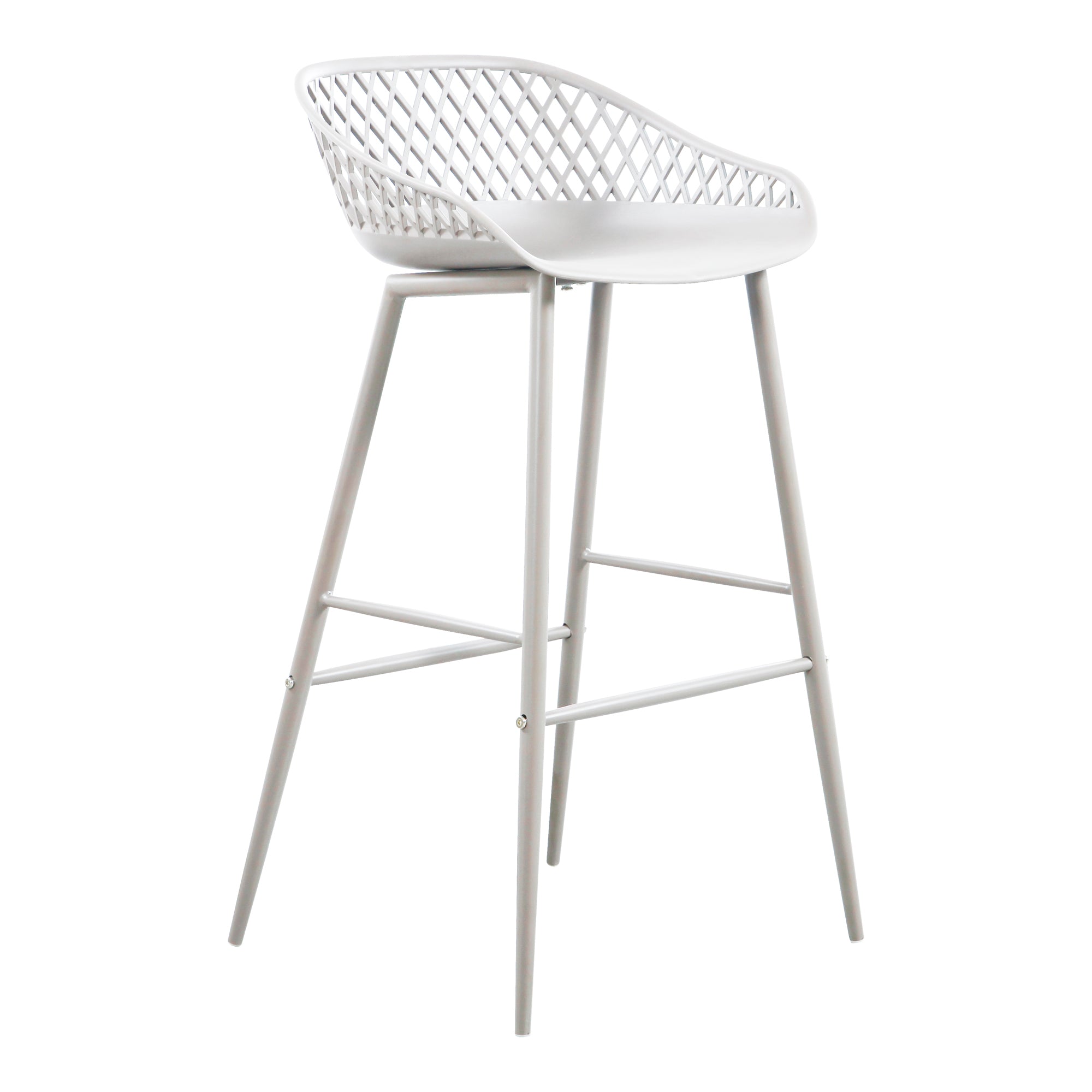 Piazza Outdoor Barstool Blue - Set Of Two