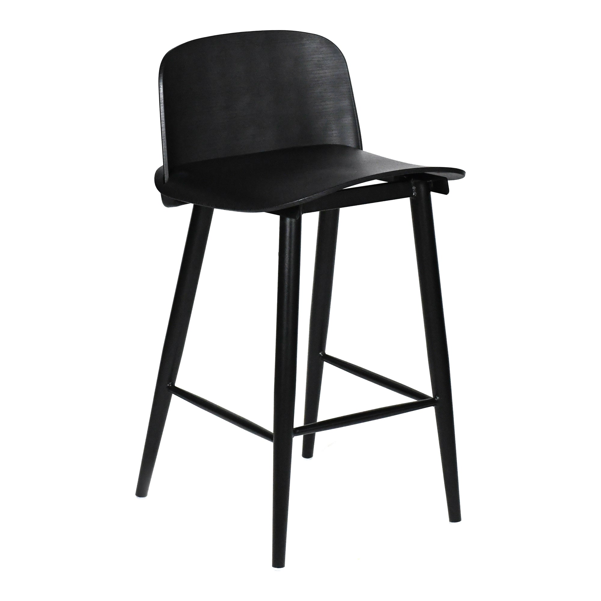 Looey Counter Stool Black - Set Of Two - Moes Home