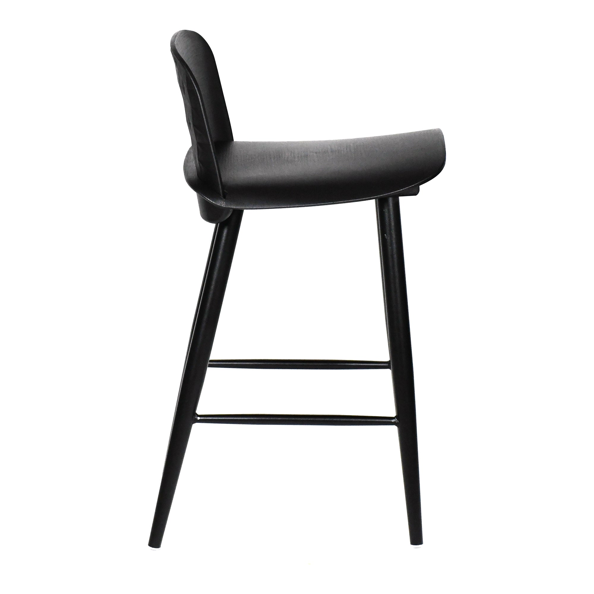 Looey Counter Stool Black - Set Of Two - Moes Home