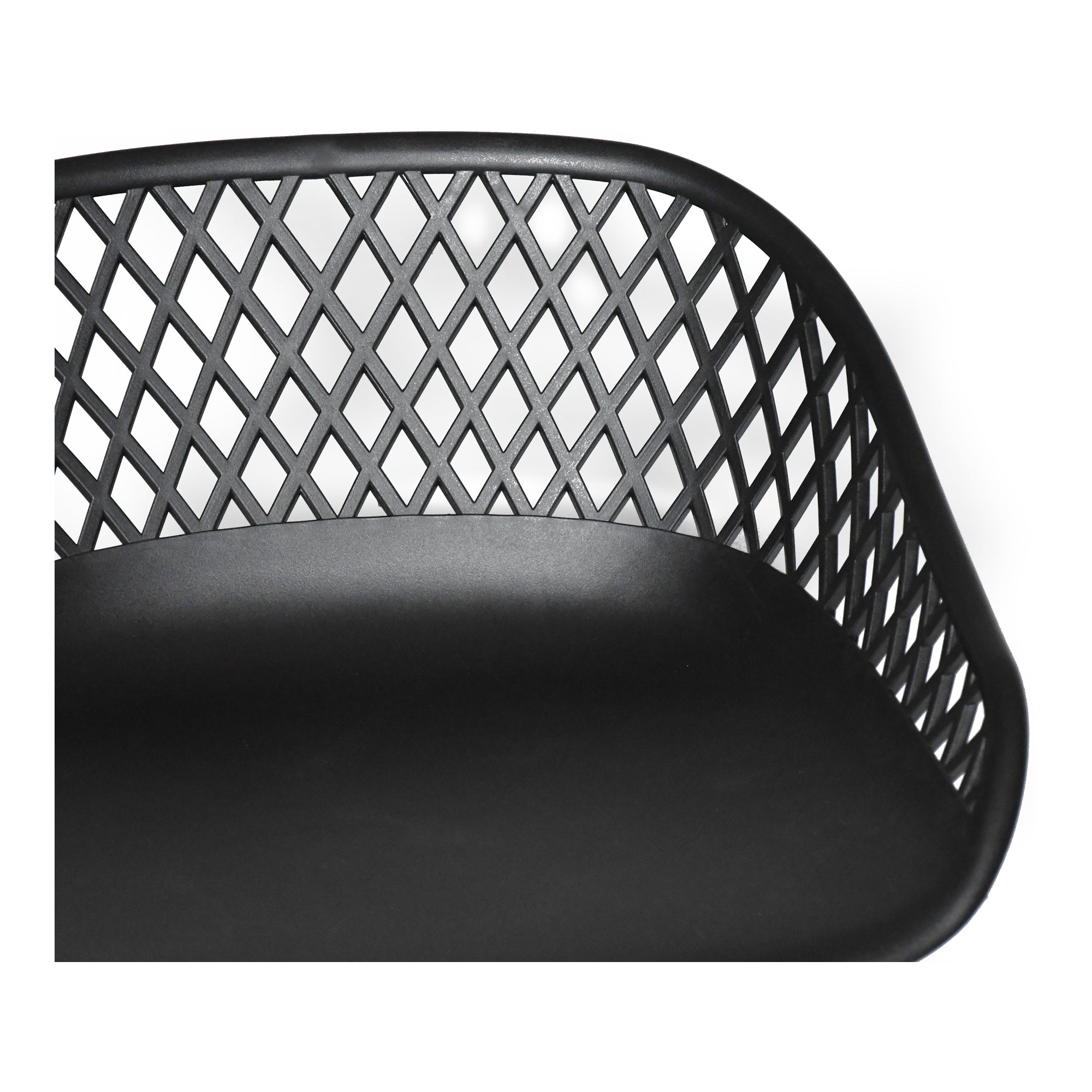 Piazza Outdoor Counter Stool Grey - Set Of Two