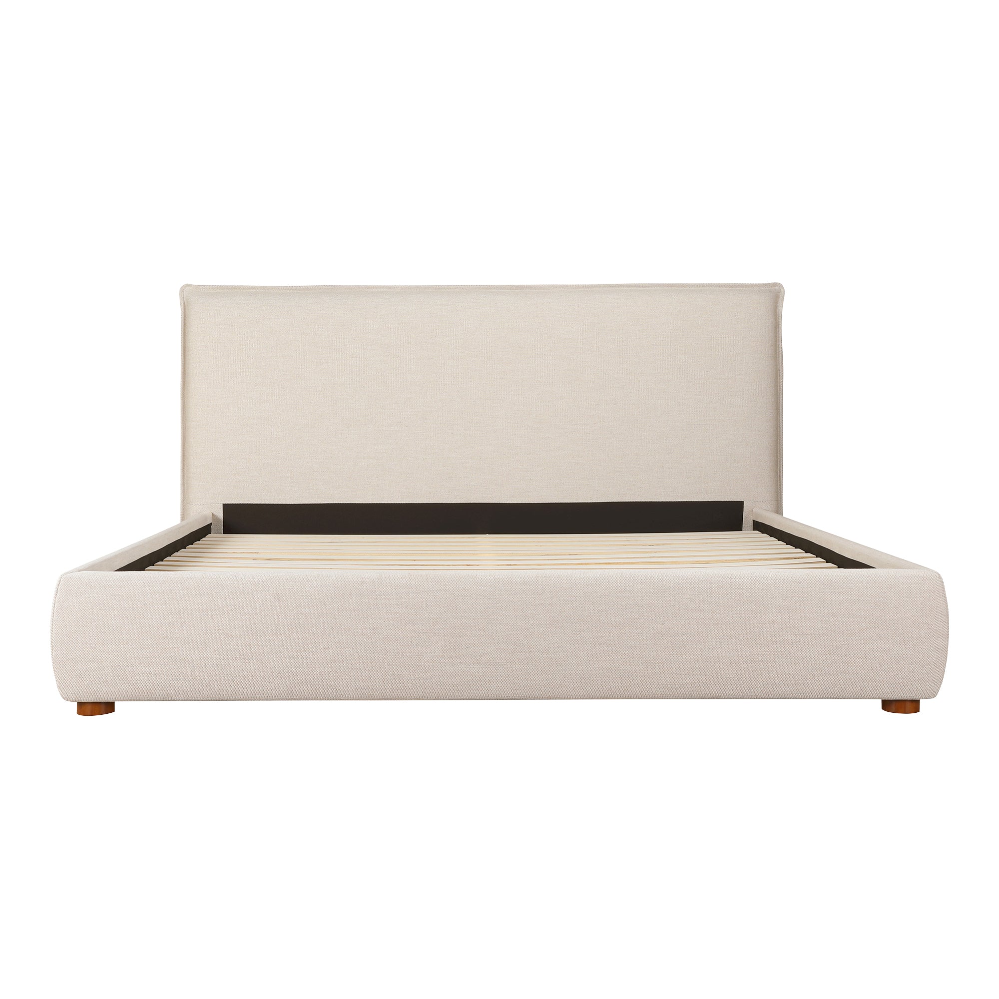 Luzon Queen Bed Light Grey