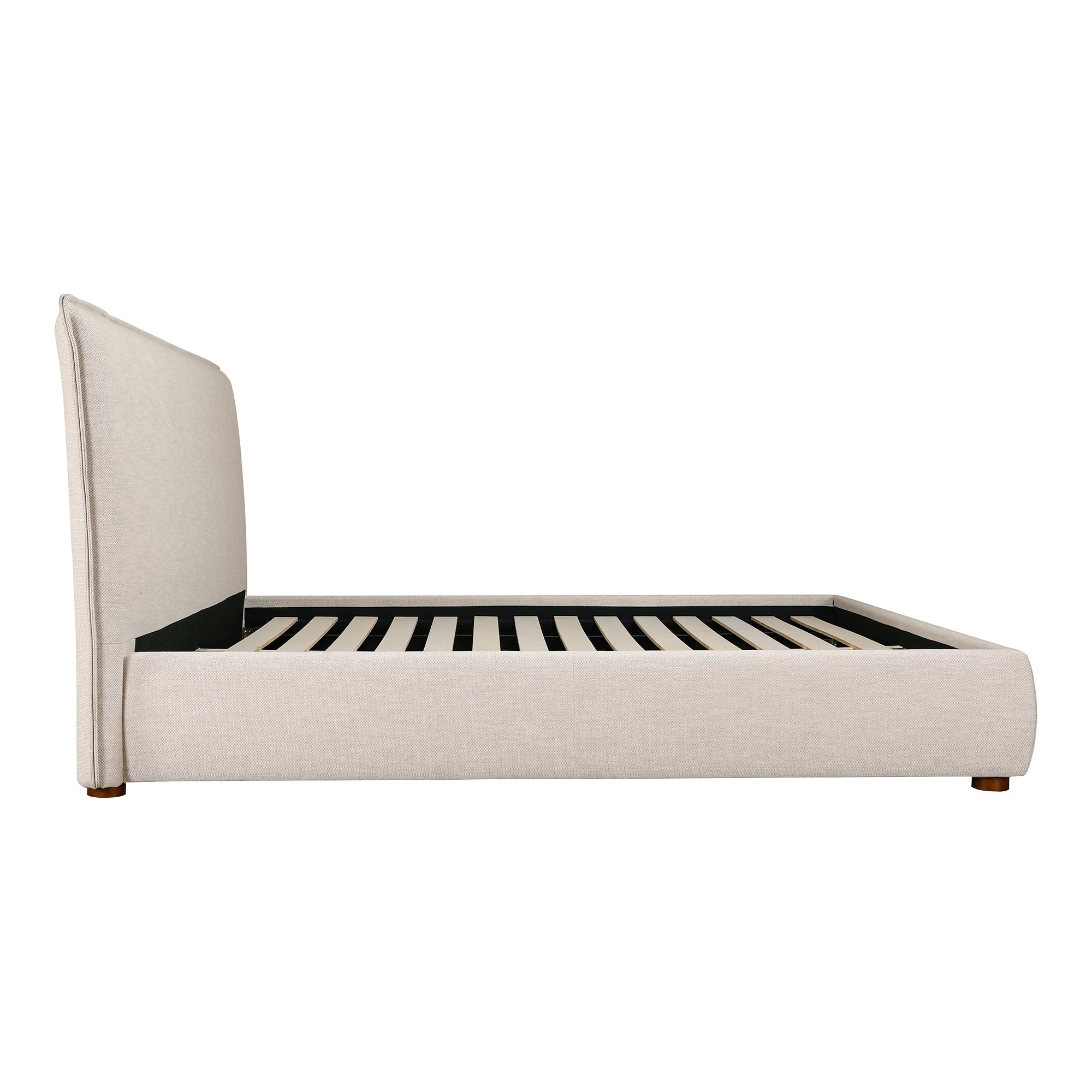 Luzon Queen Bed Light Grey