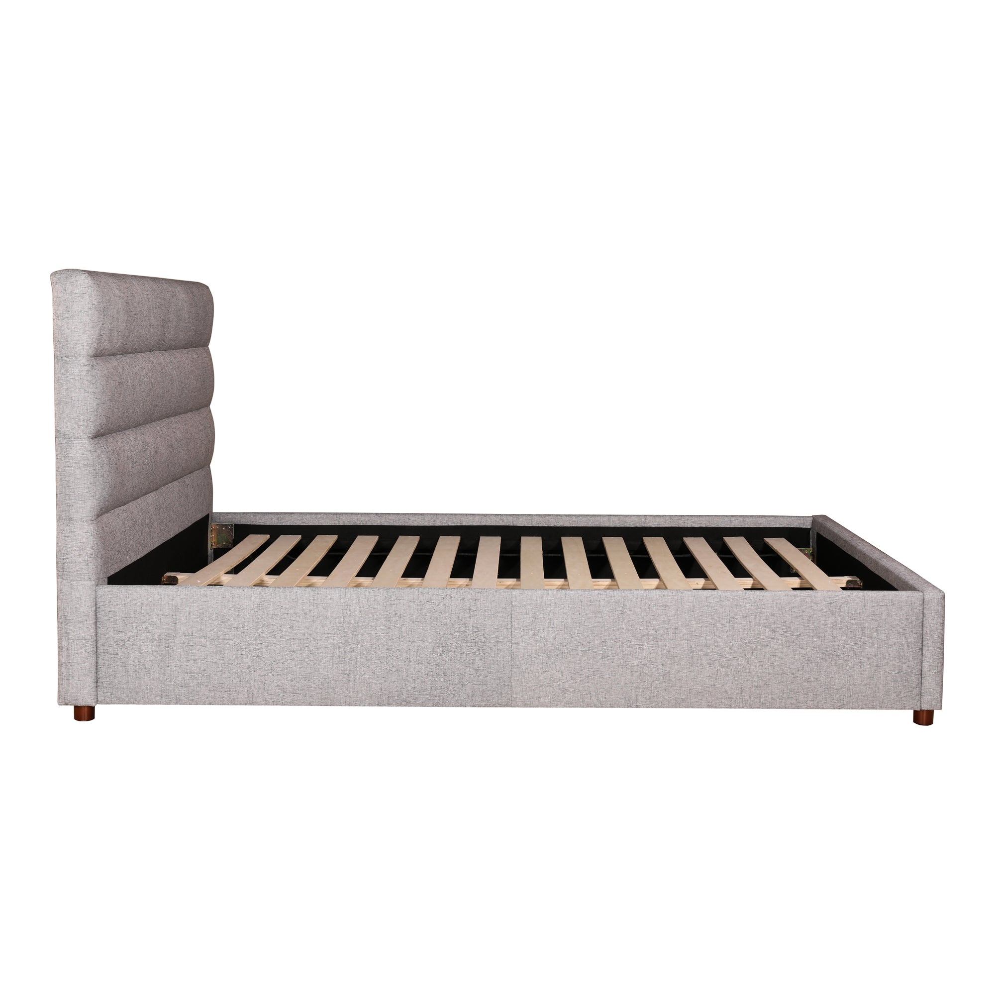 Takio Queen Bed Light Grey - Moes Home