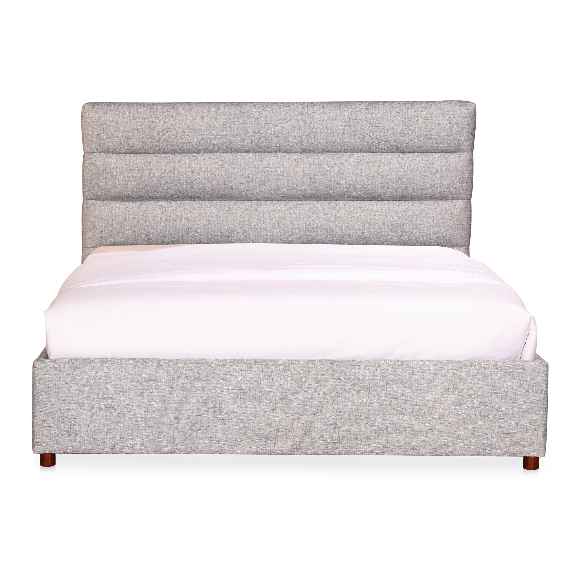 Takio King Bed Light Grey - Moes Home