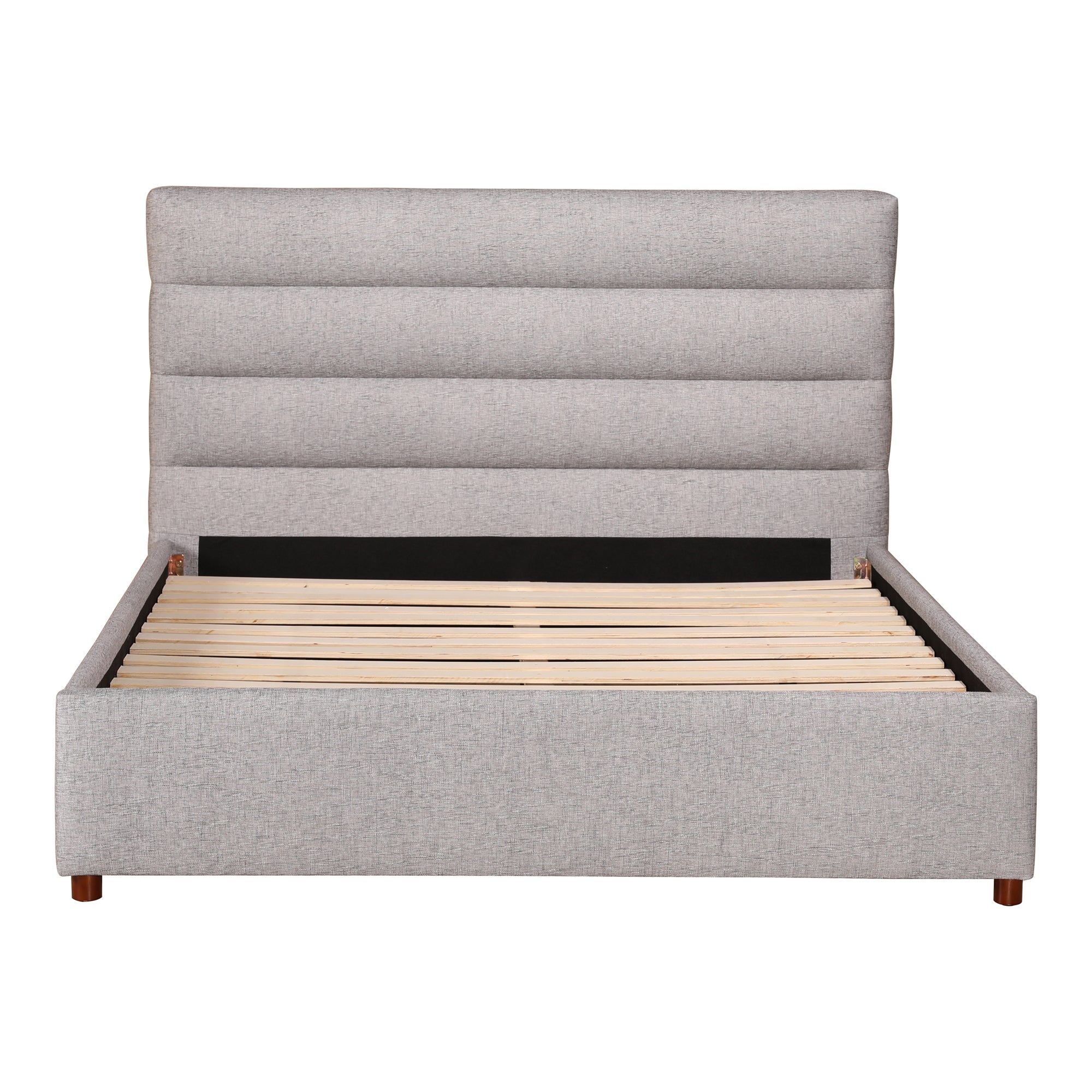 Takio King Bed Light Grey - Moes Home