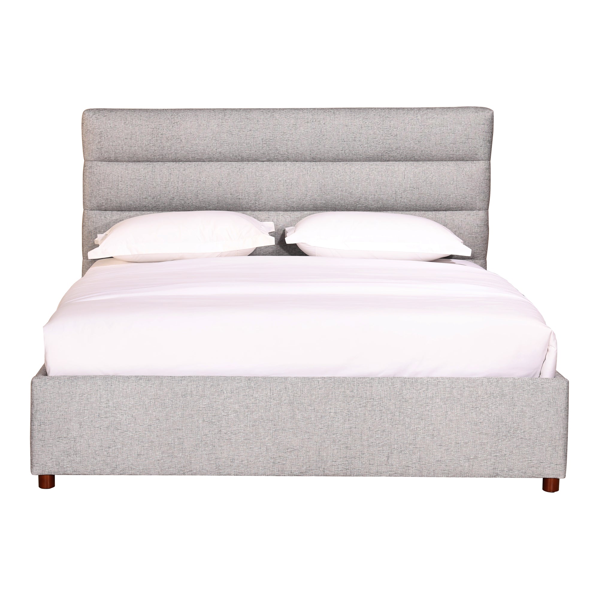 Takio King Bed Light Grey - Moes Home