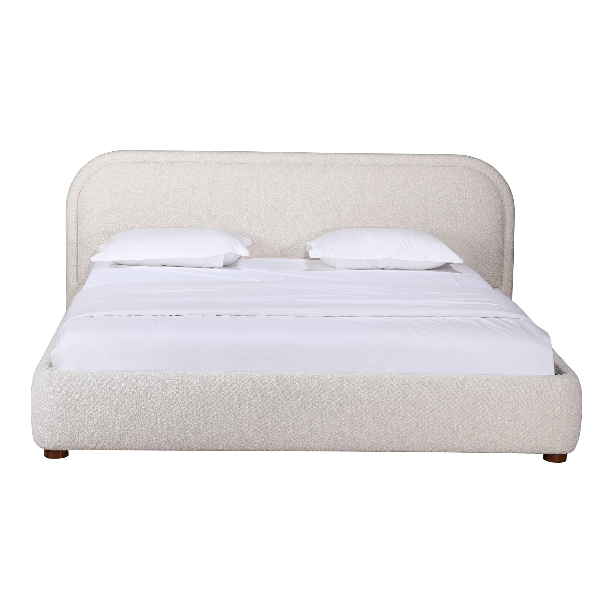 Colin King Bed Oatmeal - Moes Home
