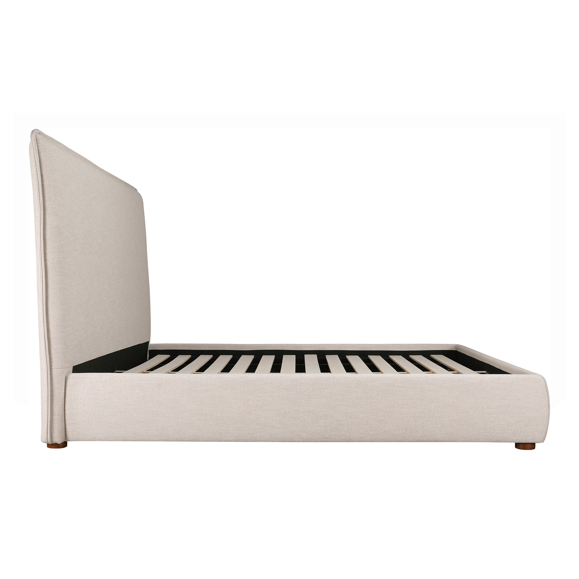 Luzon Queen Bed Tall Headboard Wheat - Moes Home