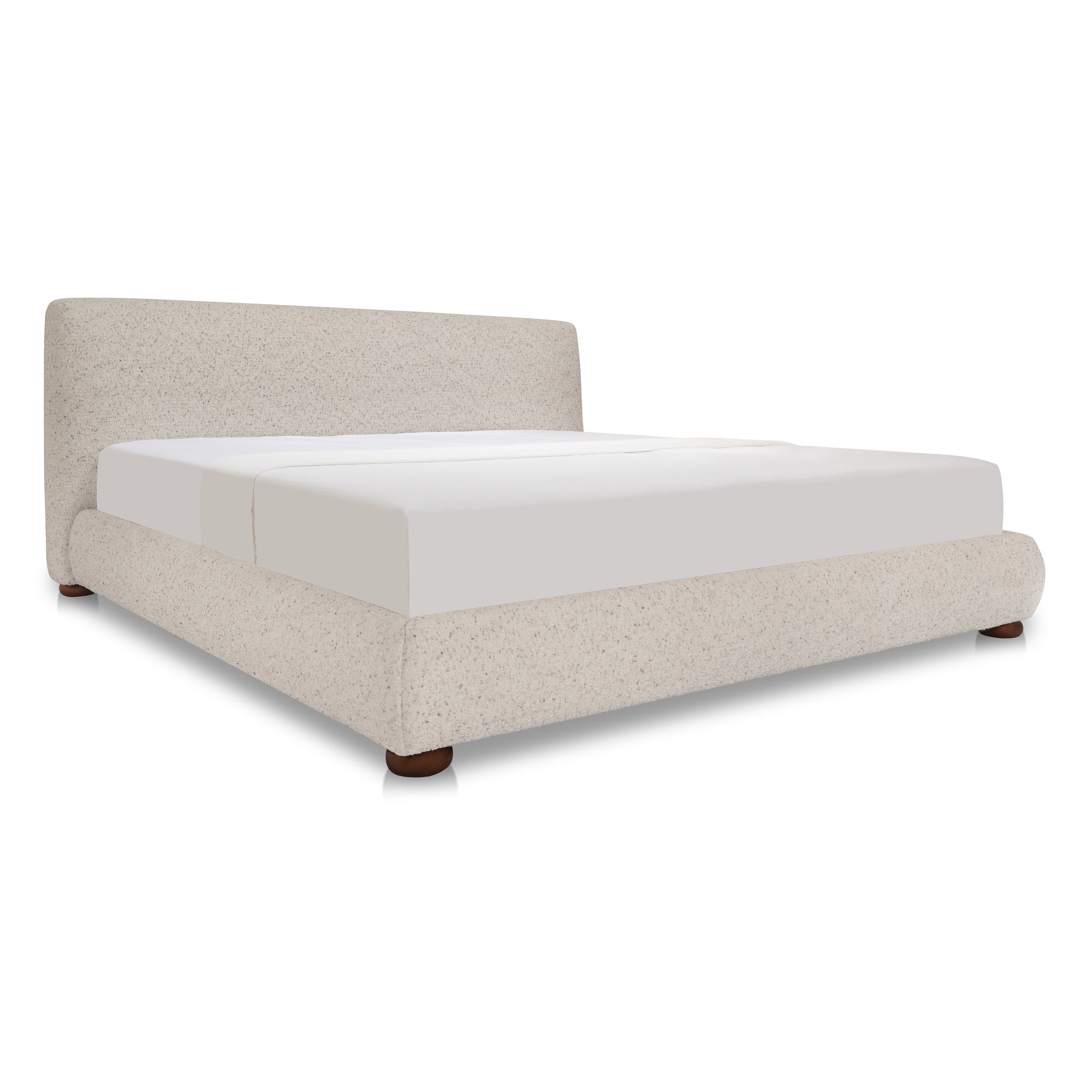 Beau Queen Storage Bed Warm Beige