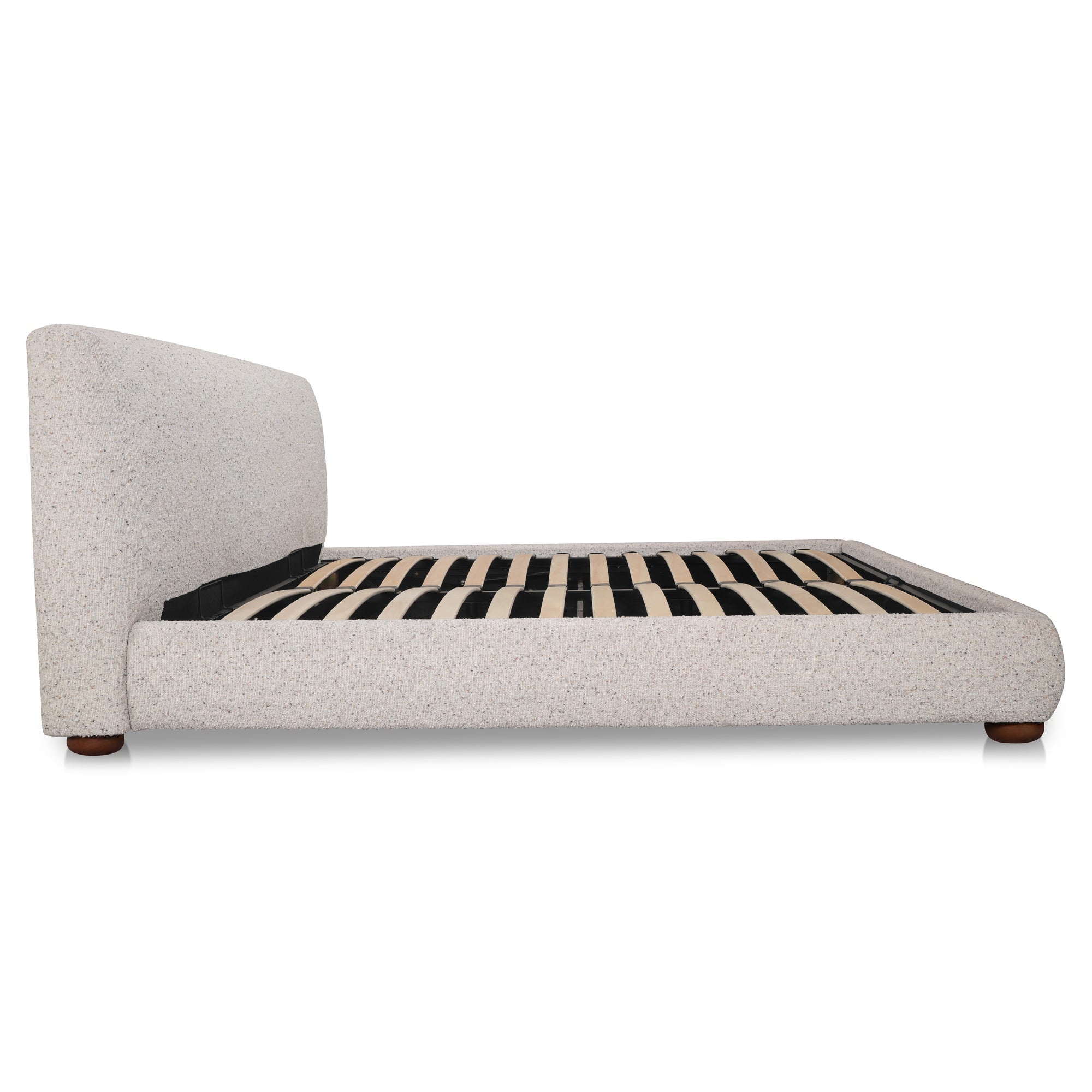 Beau Queen Storage Bed Warm Beige