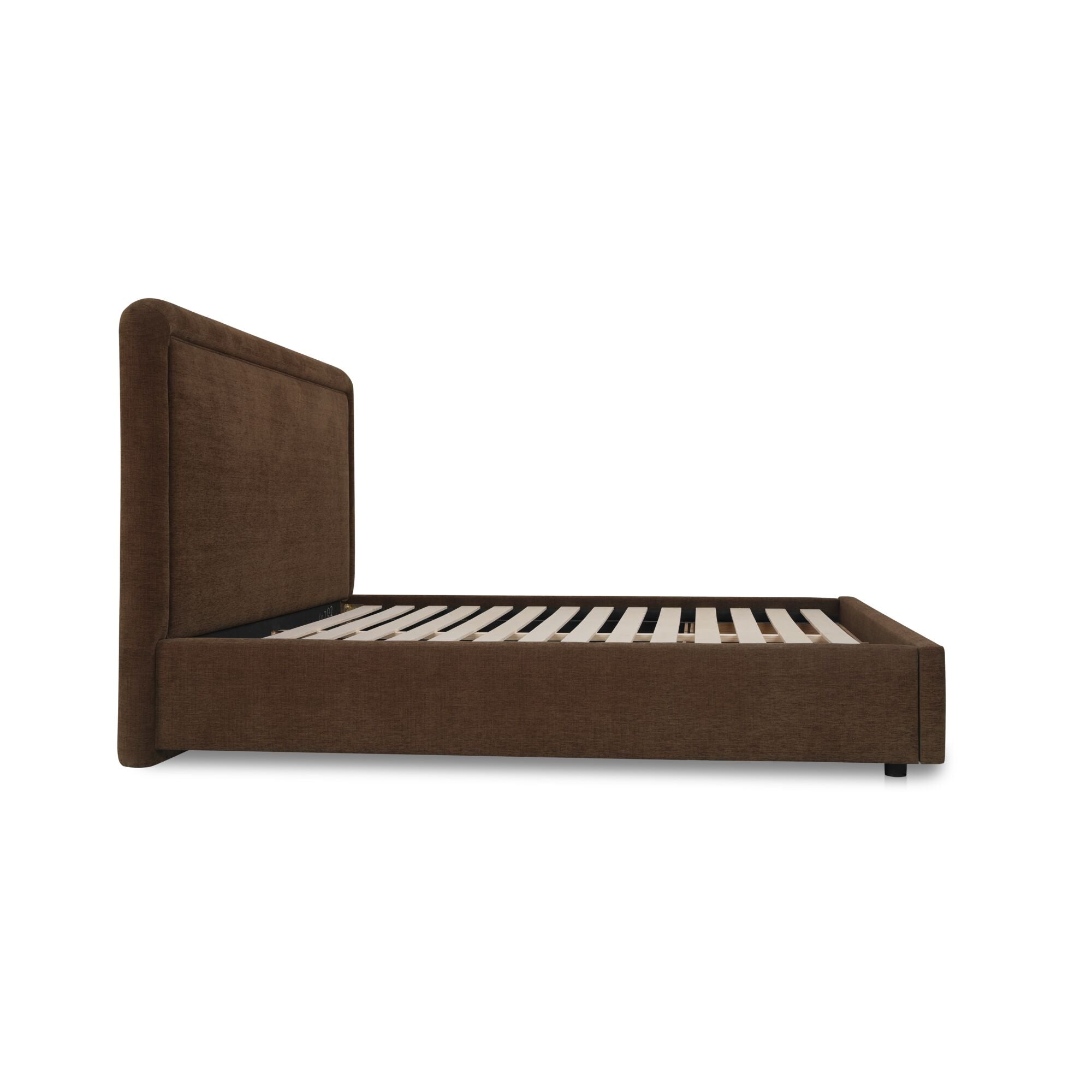 Simon Queen Storage Bed Flecked Beige
