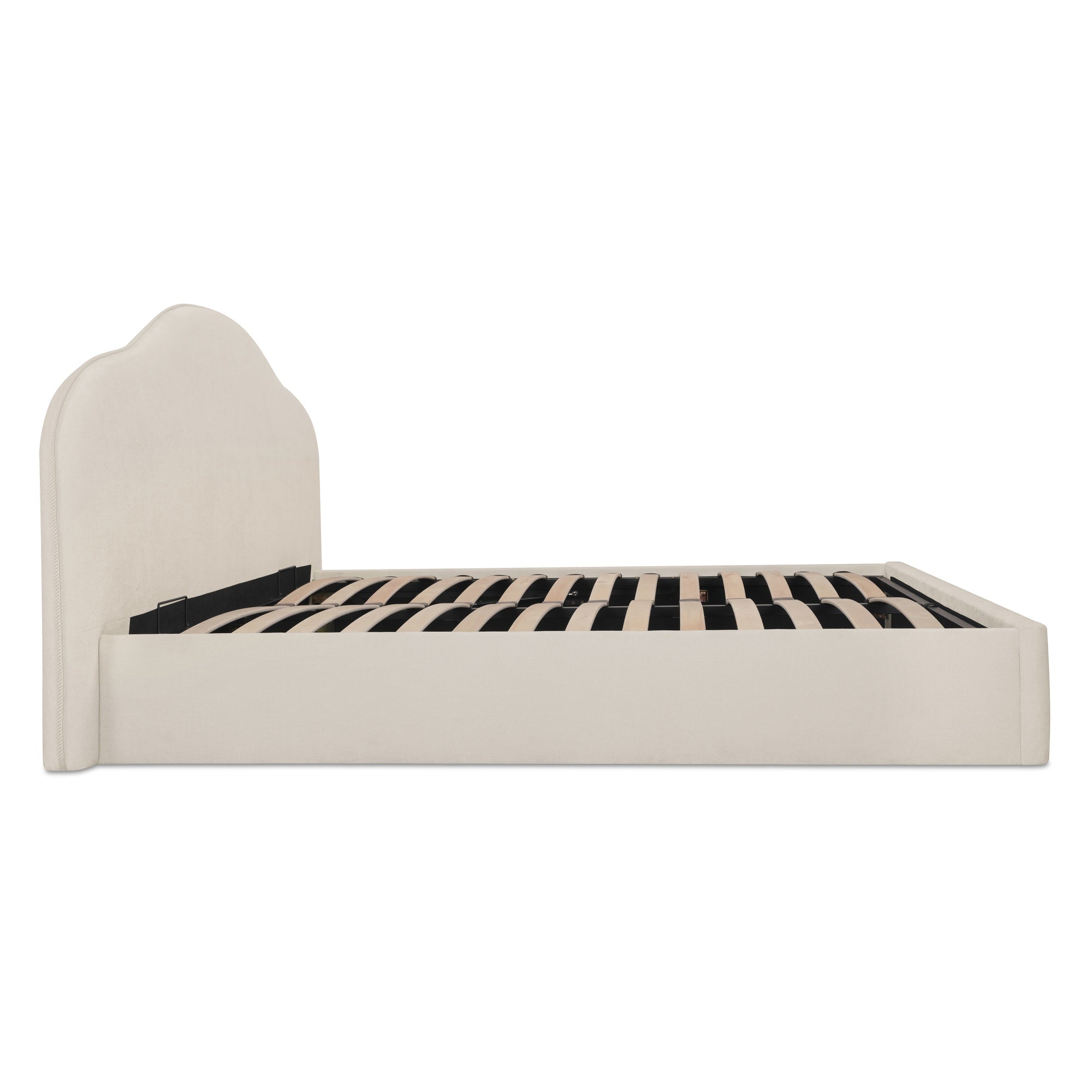 Maggie Queen Storage Bed Taupe