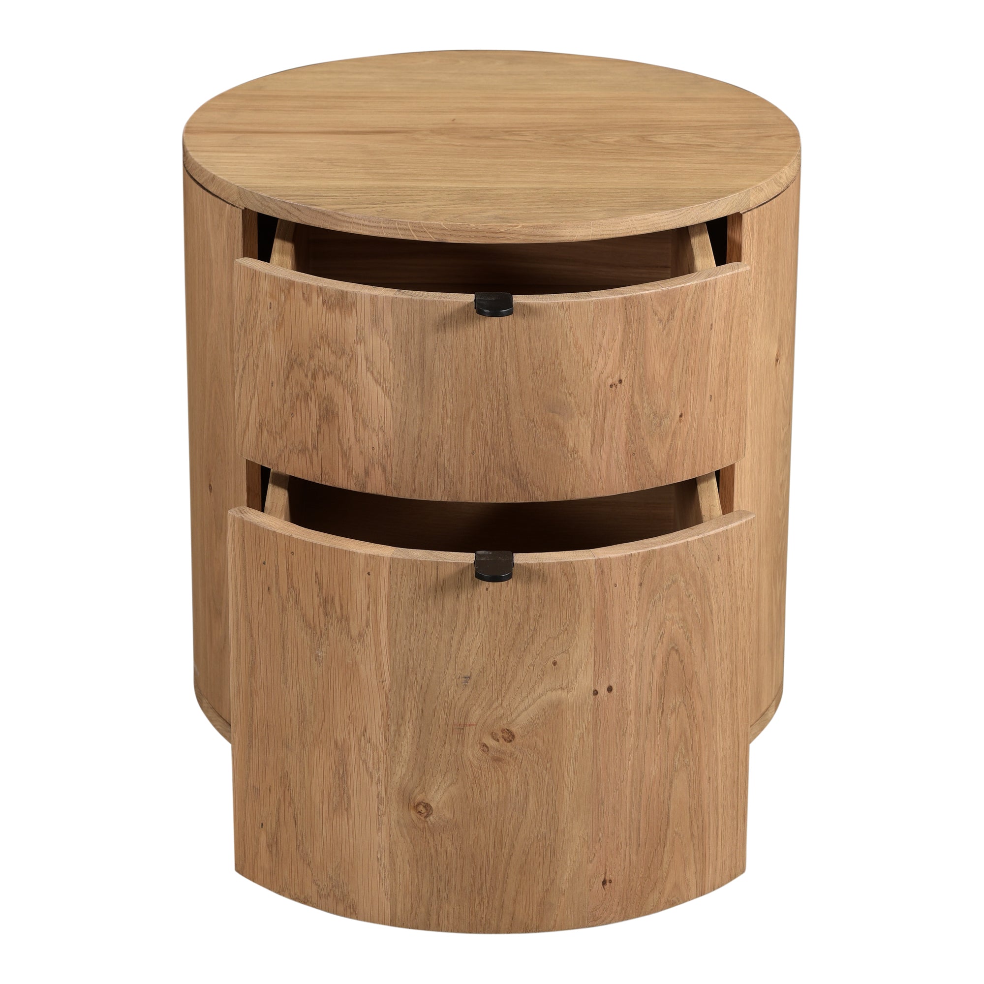 Theo Two Drawer Nightstand Brown
