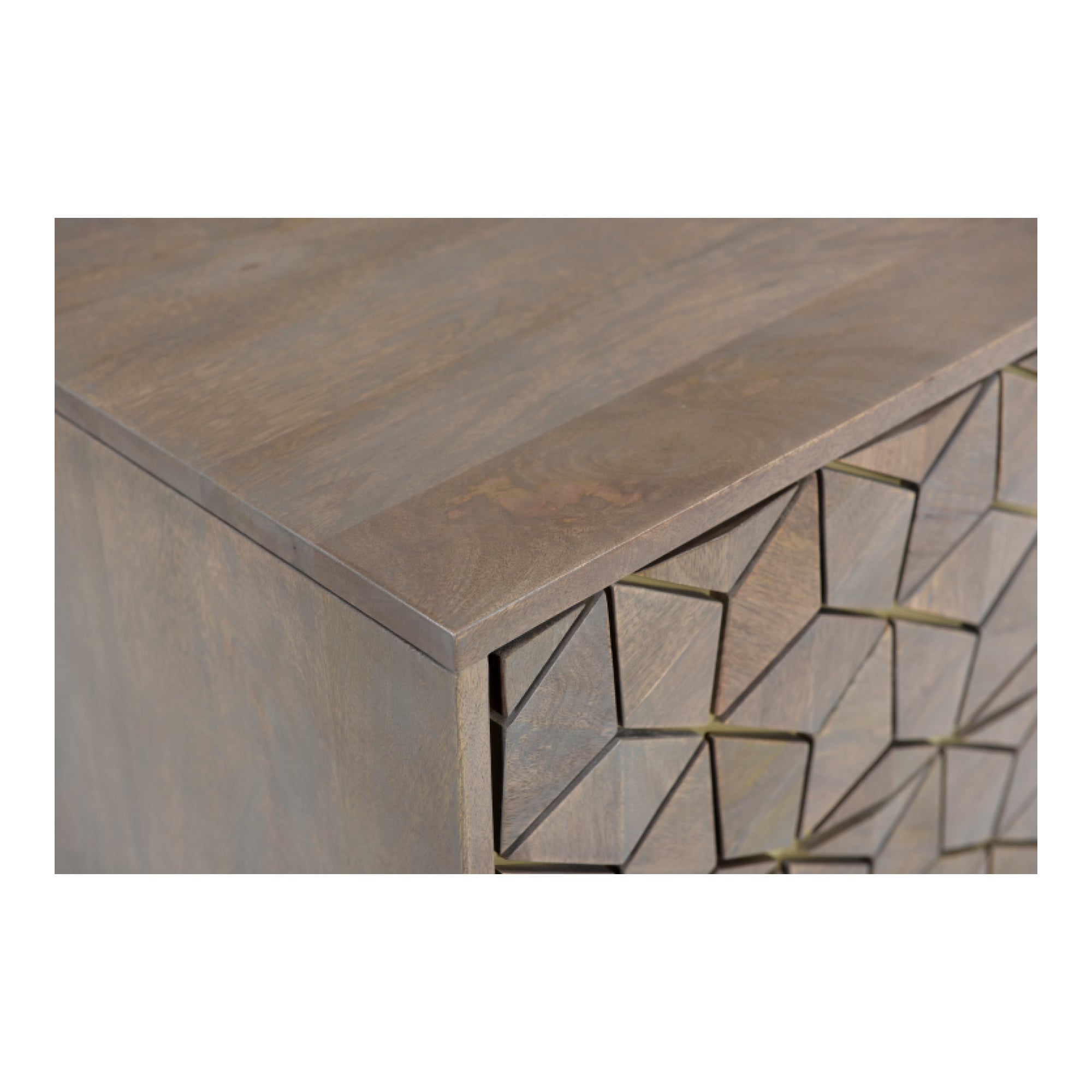 Corolla Nightstand Light Grey - Moes Home