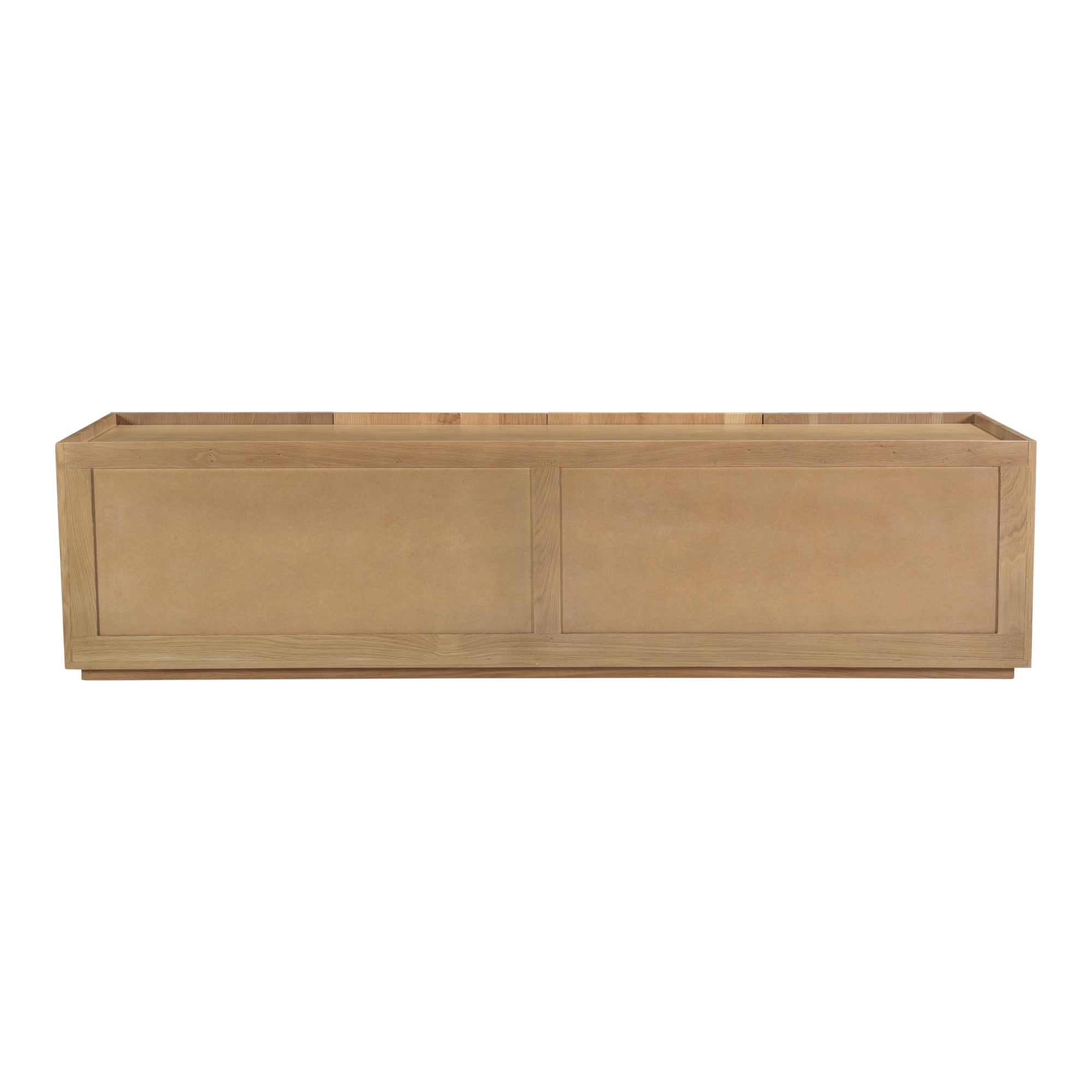 Plank Media Cabinet Natural - Moes Home