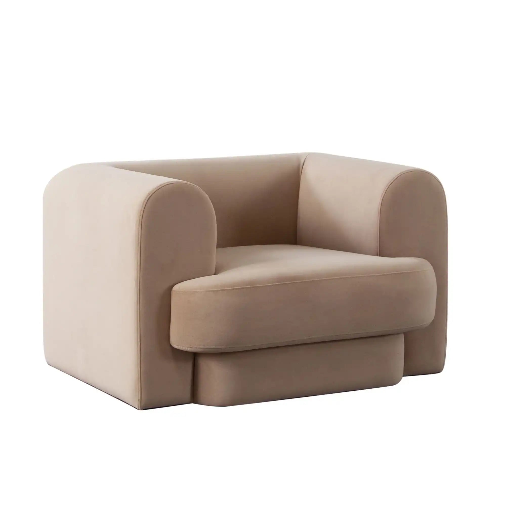 Form Camel Performance Velvet Chair - Best Buy Furniture