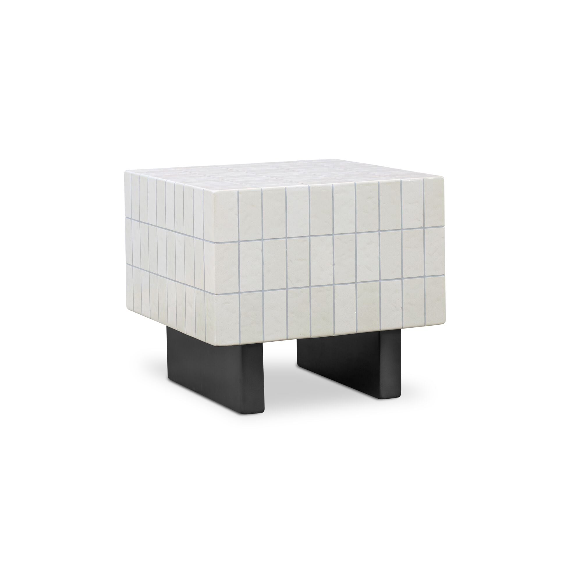Farren Outdoor Side Table Brown
