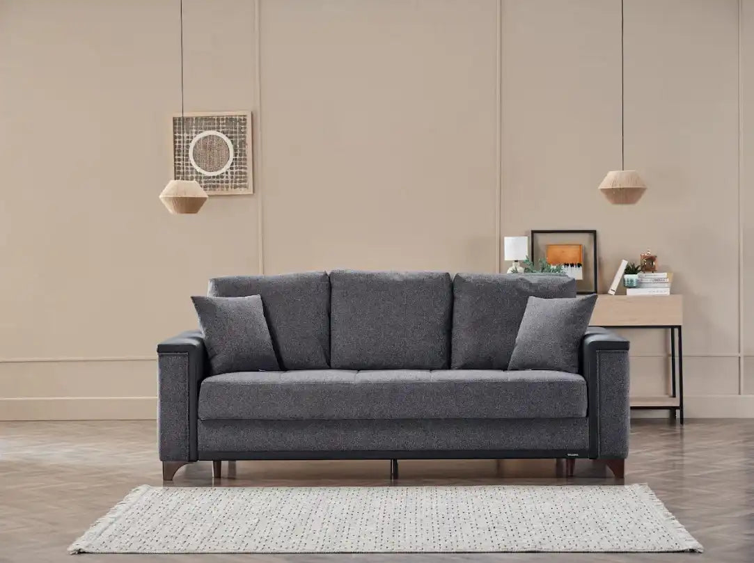 Charlotte Sleeper Sofa Bed – 93" Wide with Storage & Zero Wall Mechanism | Modern Convertible Sofa - Best Buy Furniture