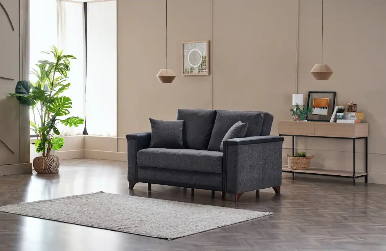 Charlotte Sleeper Sofa Bed – 93" Wide with Storage & Zero Wall Mechanism | Modern Convertible Sofa - Best Buy Furniture