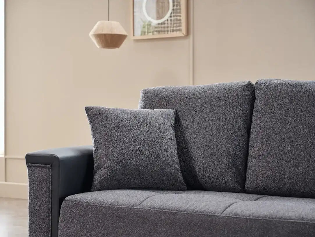 Charlotte Sleeper Sofa Bed – 93" Wide with Storage & Zero Wall Mechanism | Modern Convertible Sofa - Best Buy Furniture