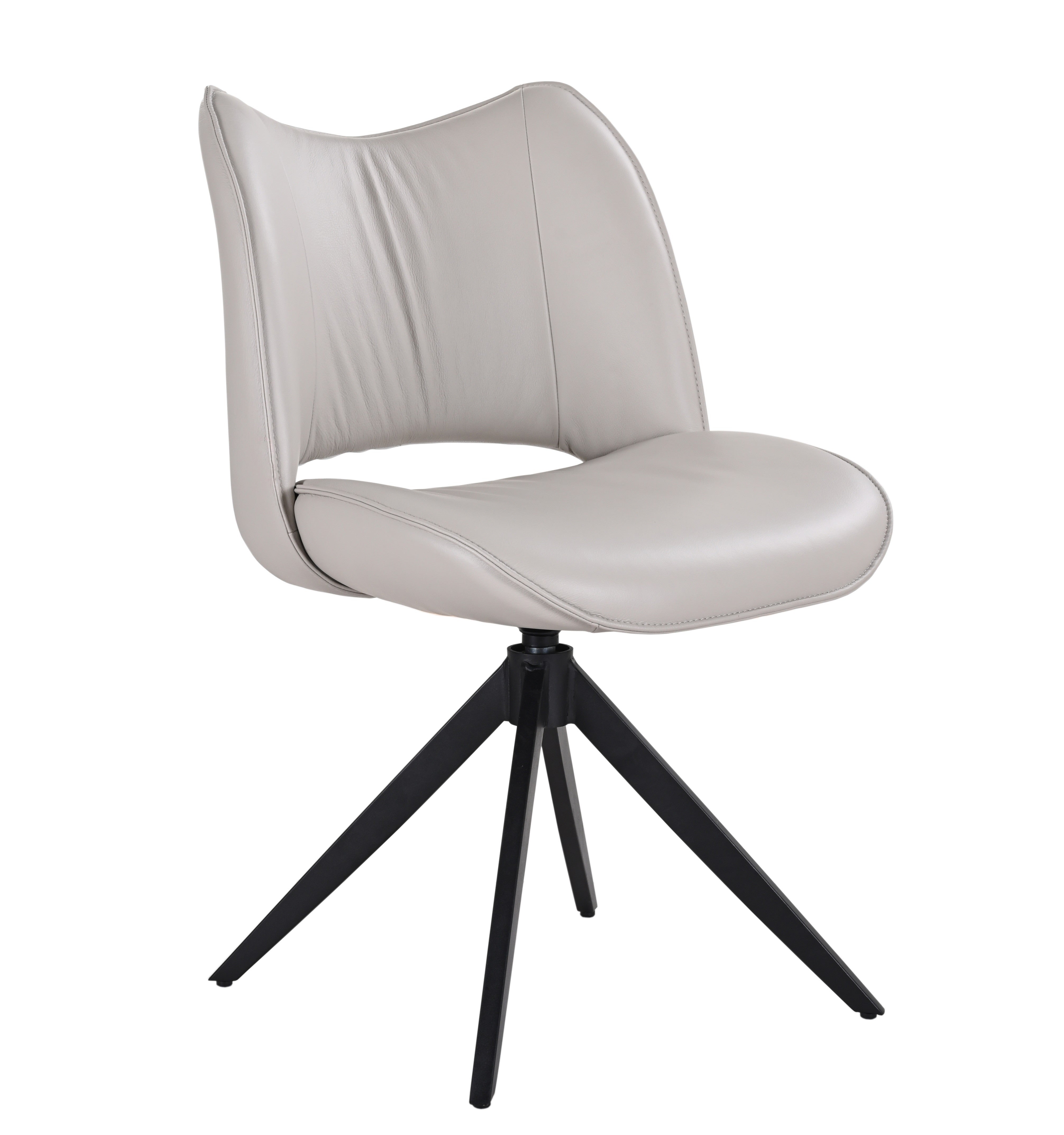 Shiga Leather Swivel Chair 620 J&M