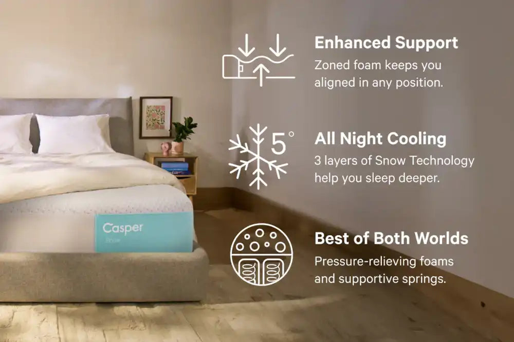 Casper Snow Hybrid Mattress - Best Buy Furniture