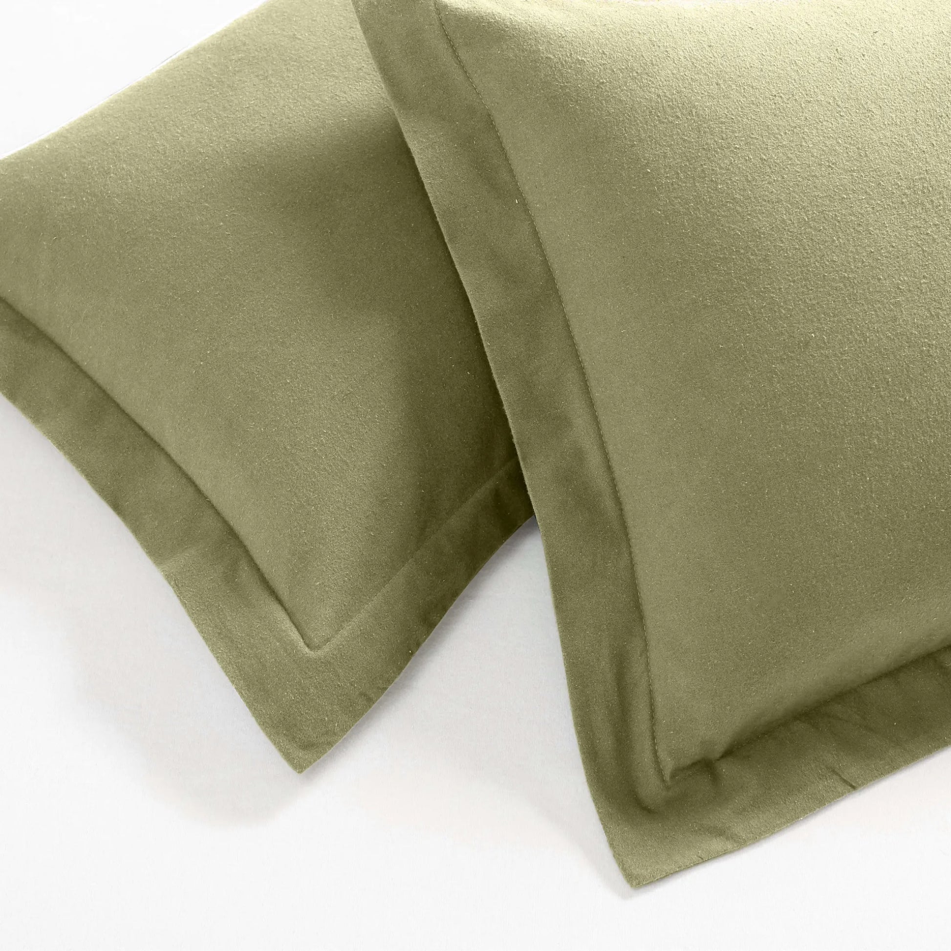 Flannel Cotton Modern Solid Fuzzy Duvet Cover Set With Pillow Shams - Duvet Cover Set by Superior Brand