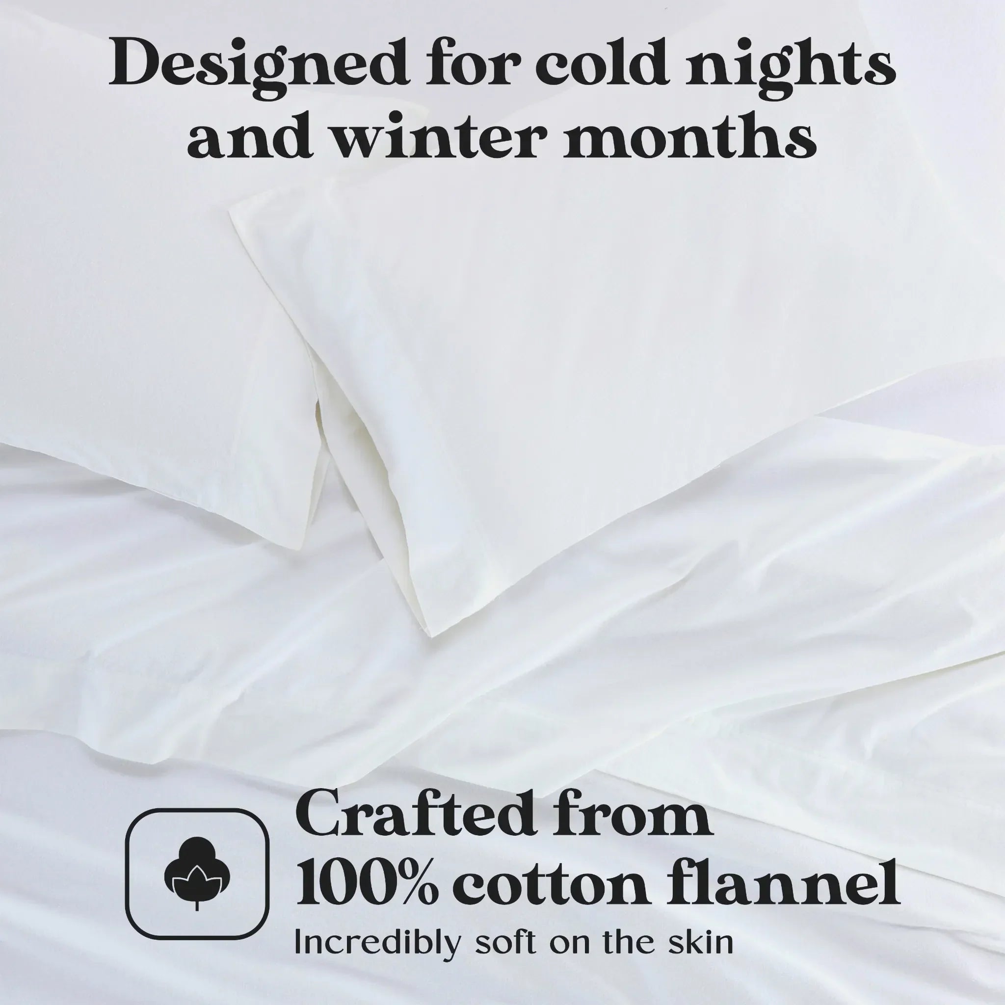 Solid Flannel Cotton Soft Fuzzy Pillowcases, Set of 2 - Pillowcases by Superior Brand