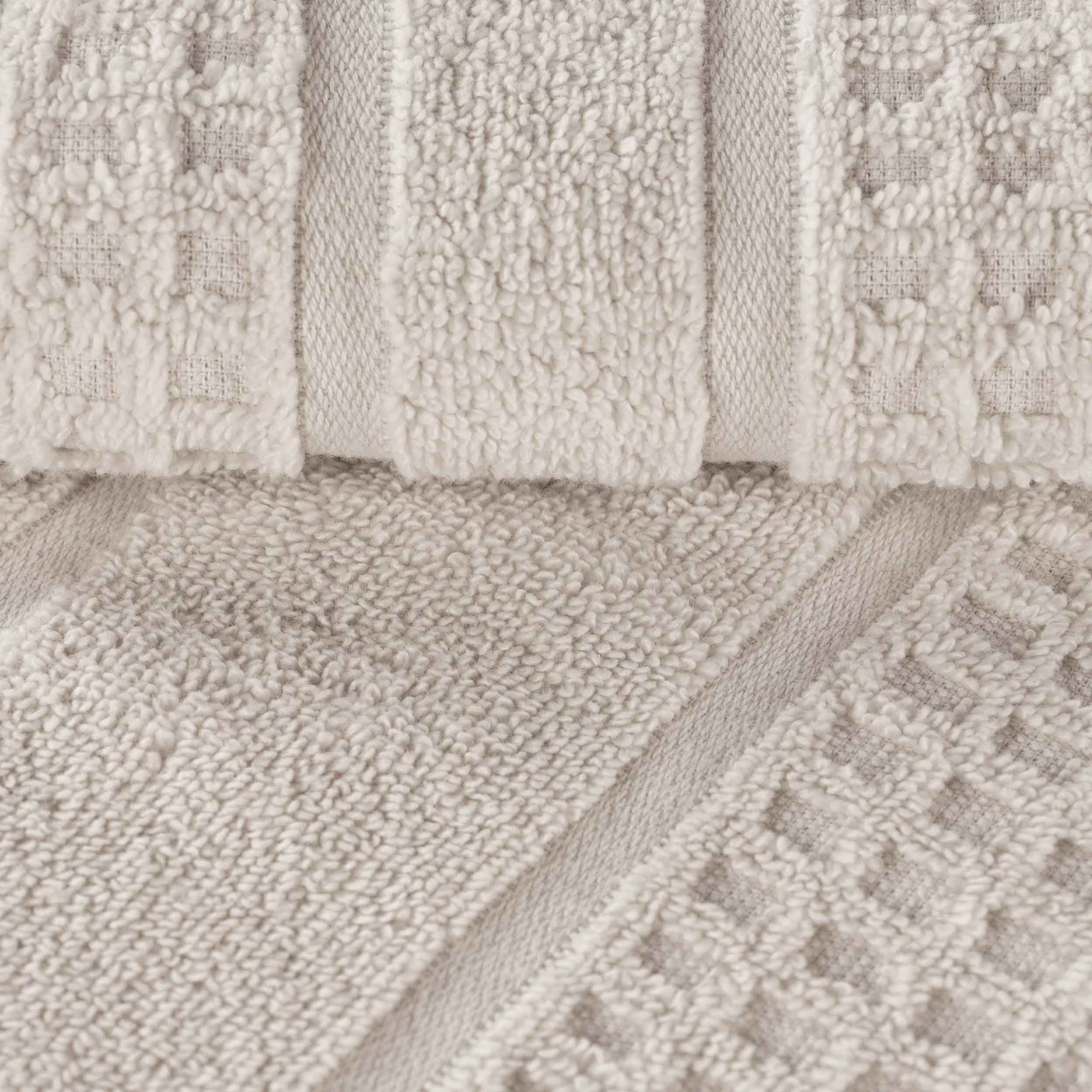 Napa Zero Twist Cotton Solid Waffle Honeycomb Bath Towel Set of 3 - Bath Towel by Superior Brand