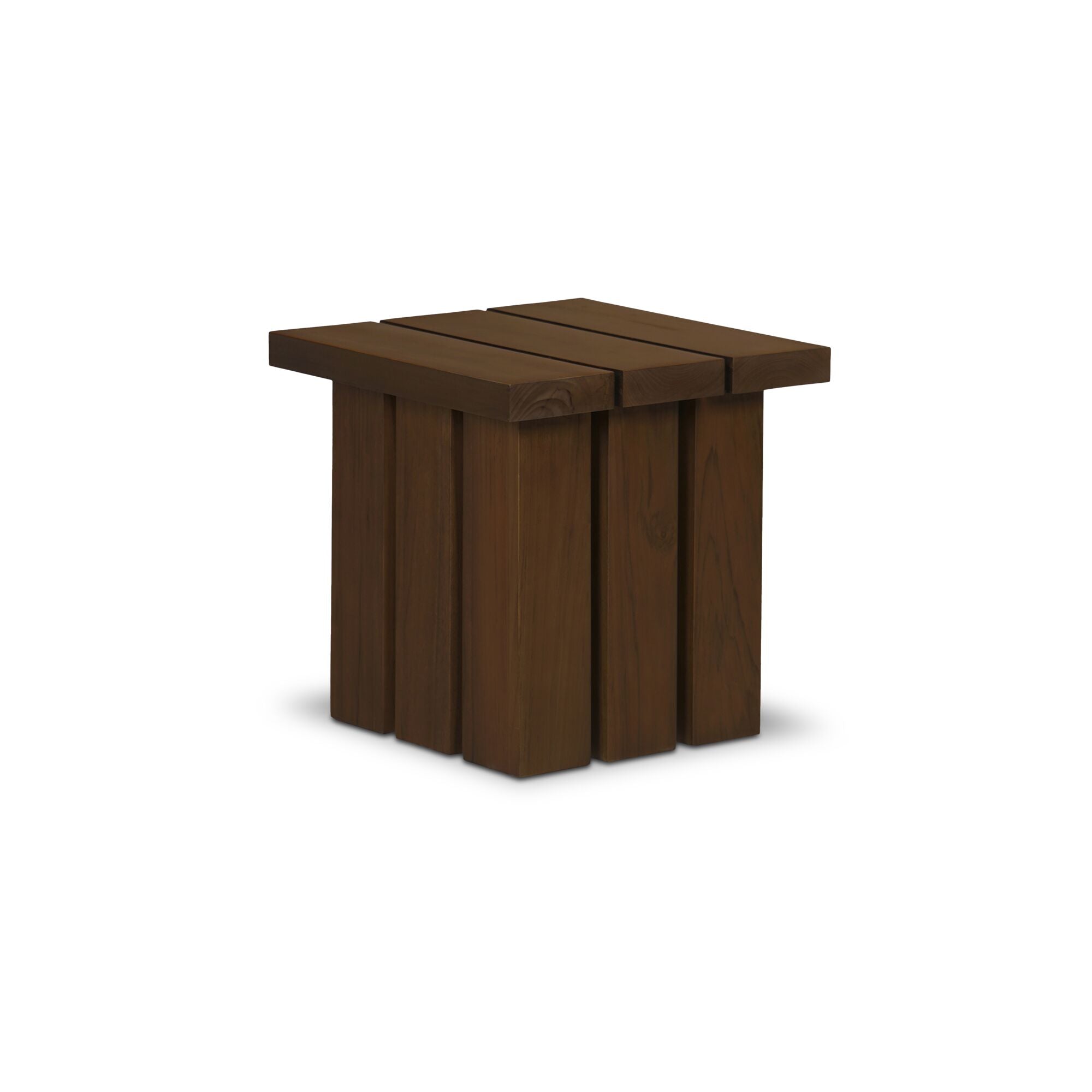 Denby Outdoor Side Table Brown - Moes Home