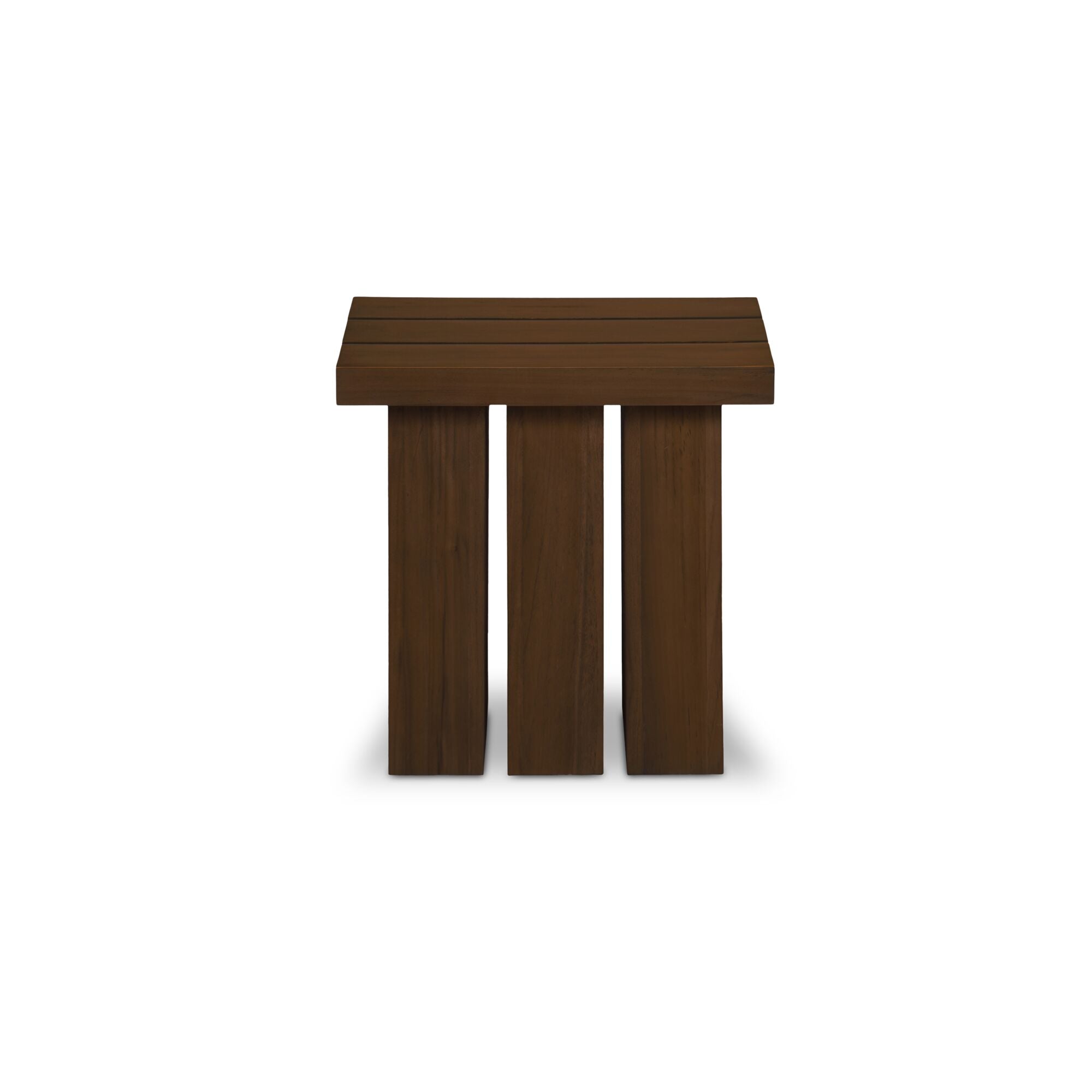 Denby Outdoor Side Table Brown - Moes Home