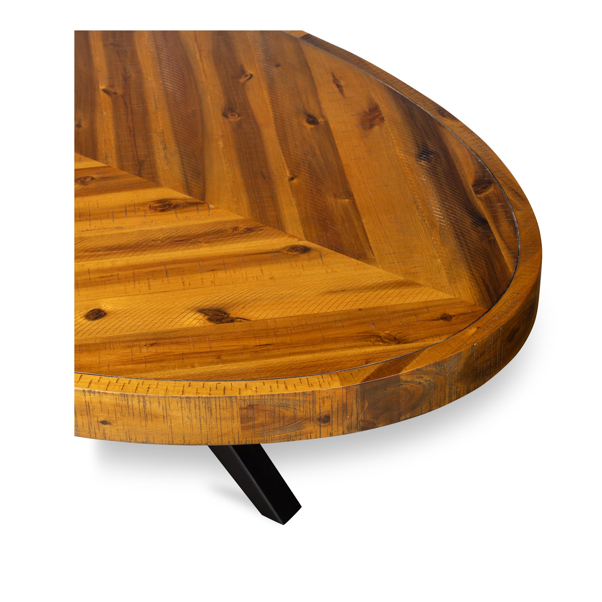 Parq Oval Coffee Table Amber - Moes Home