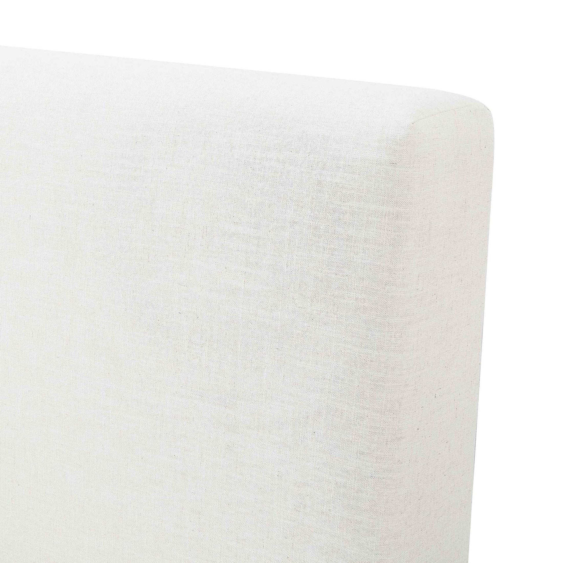 Meena Cream Upcycled Linen Storage Bed - Best Buy Furniture