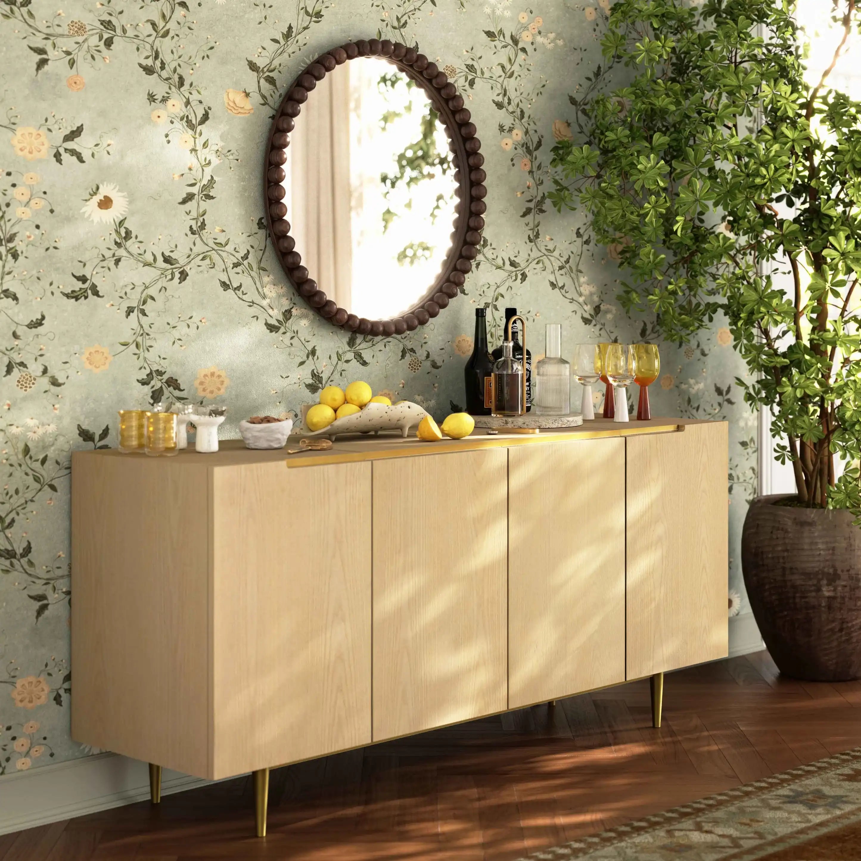 Echo Washed Natural Ash Sideboard - Best Buy Furniture