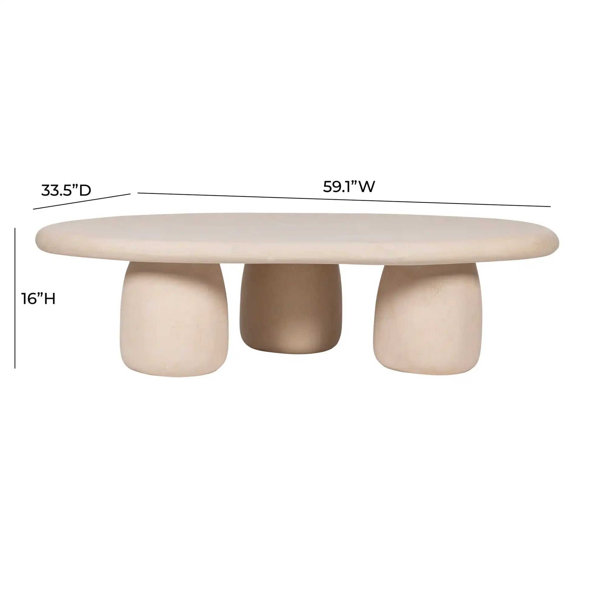 Rahul Cream Coffee Table - Best Buy Furniture