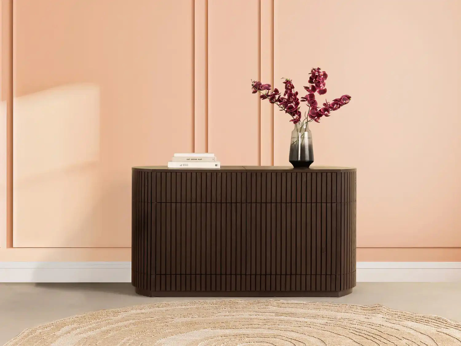 Transformer Round Sideboard - Panel Storage - Best Buy Furniture