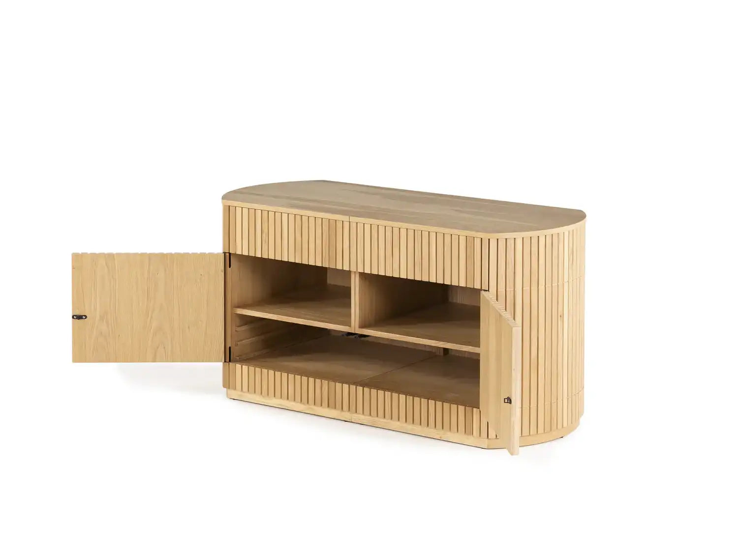 Transformer Round Sideboard - Panel Storage - Best Buy Furniture