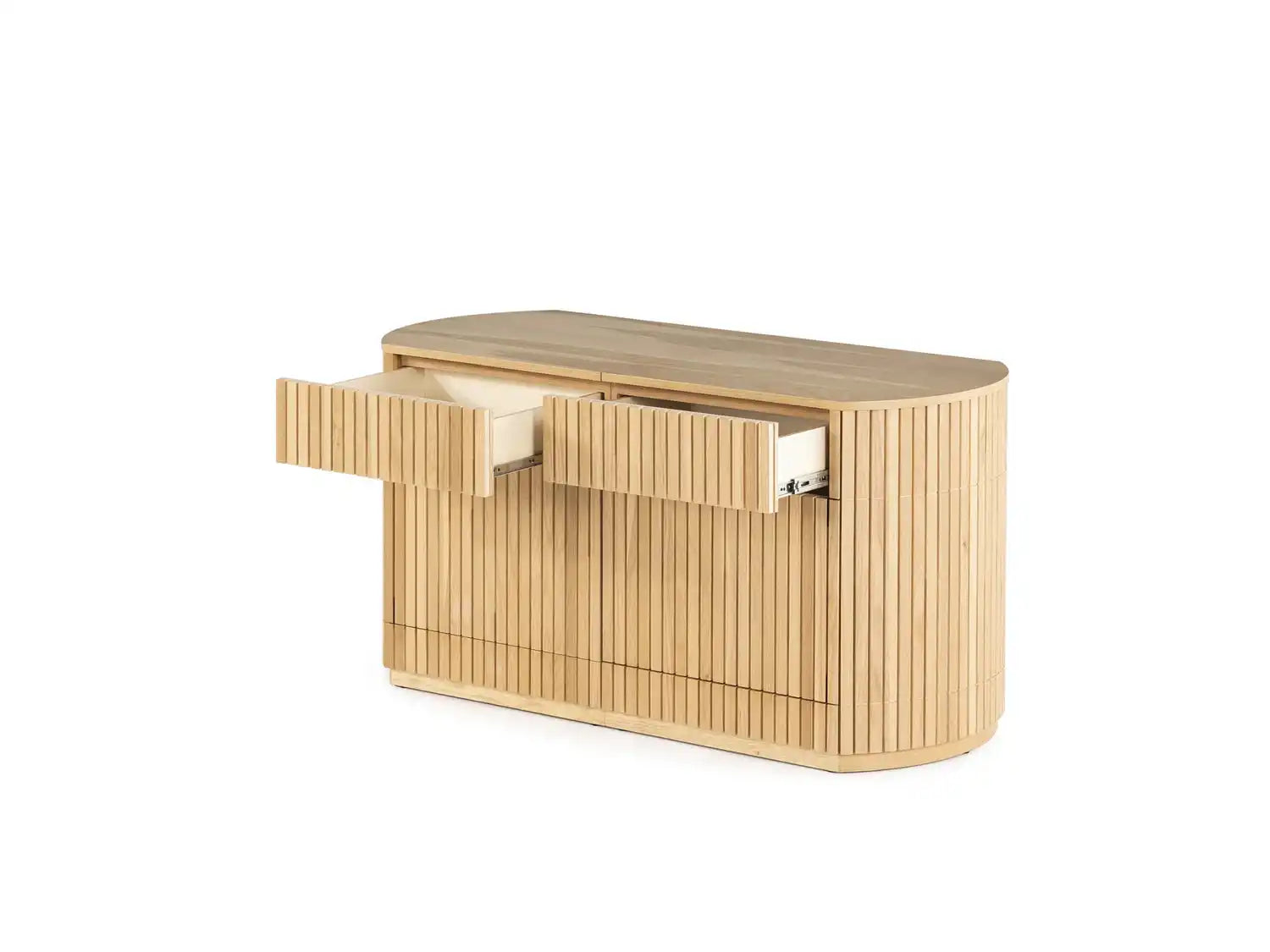 Transformer Round Sideboard - Panel Storage - Best Buy Furniture