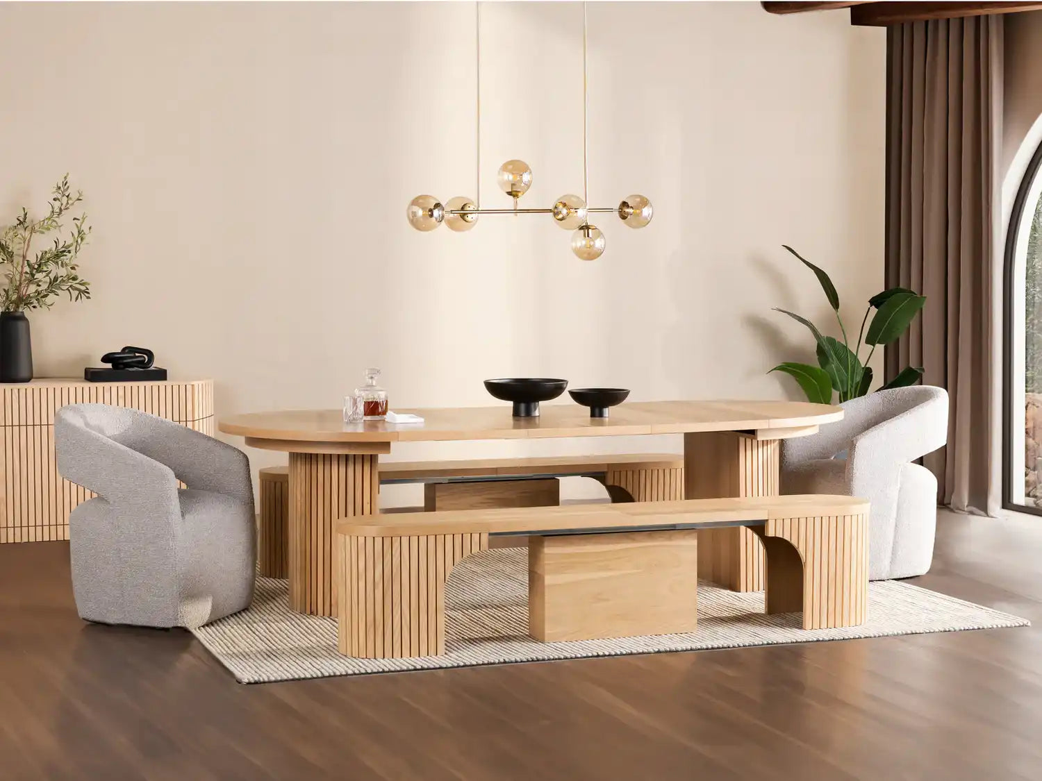 Transformer Round Bench - Best Buy Furniture