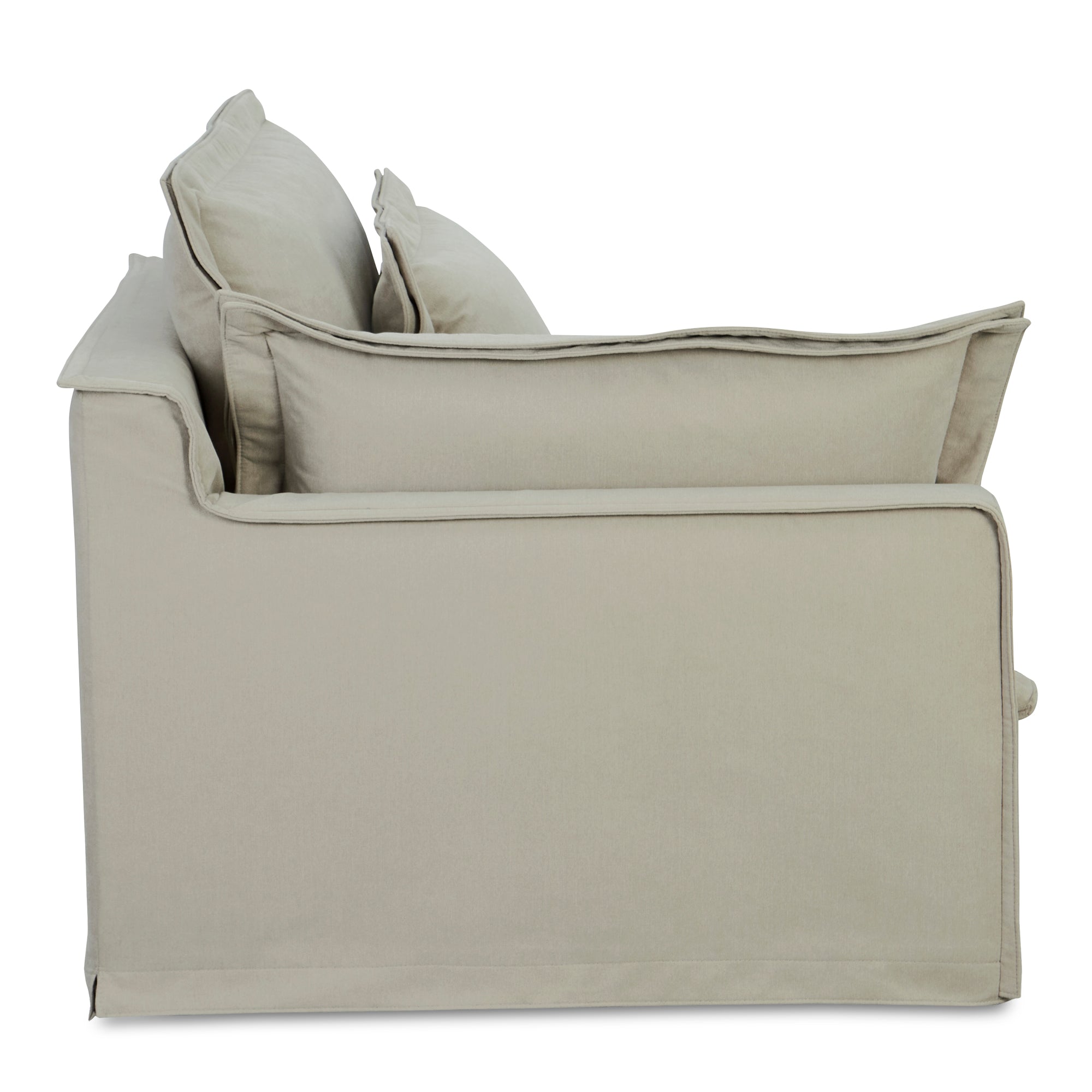 Olivia Left Arm Facing Chair Sand - Moes Home