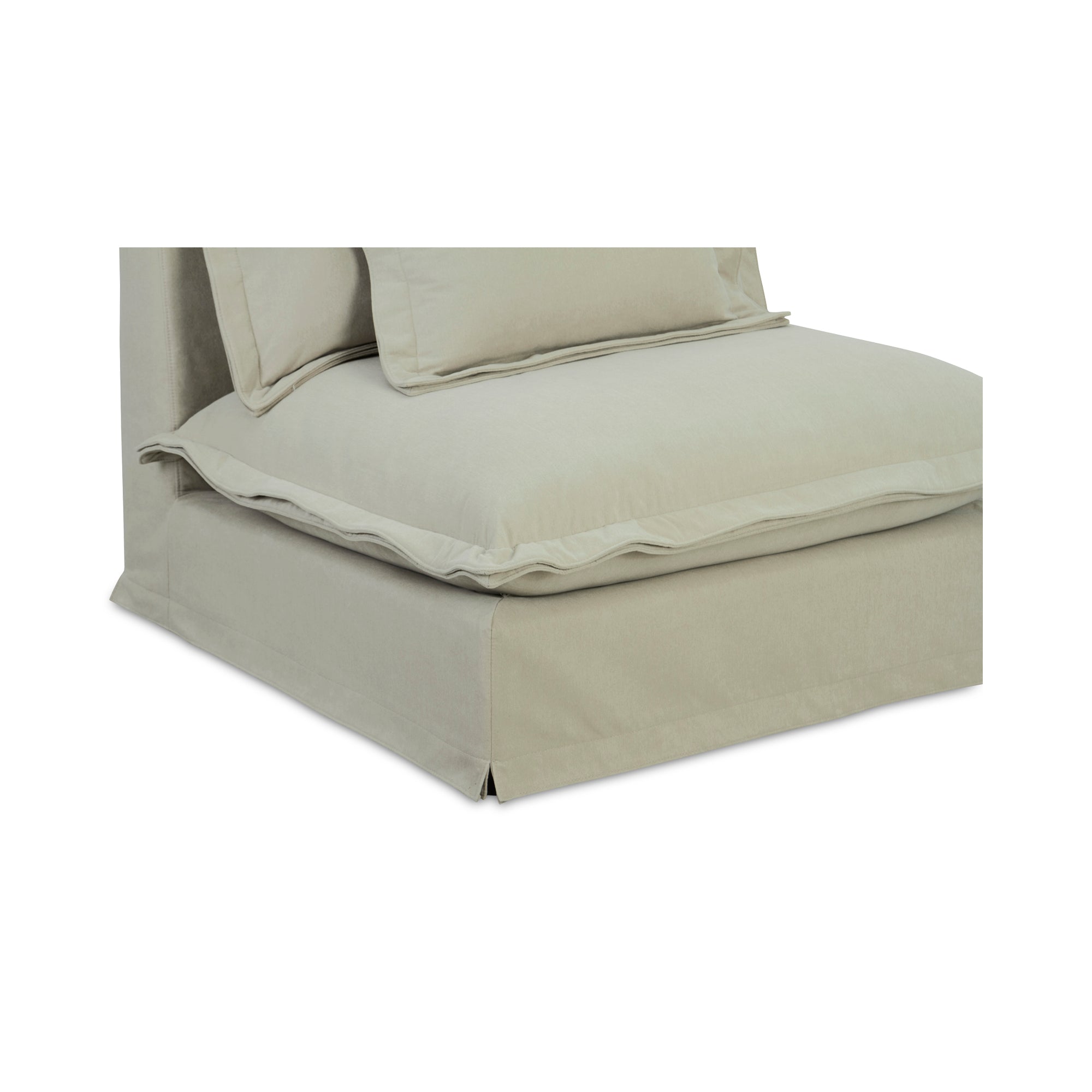 Olivia Slipper Chair Sand - Moes Home