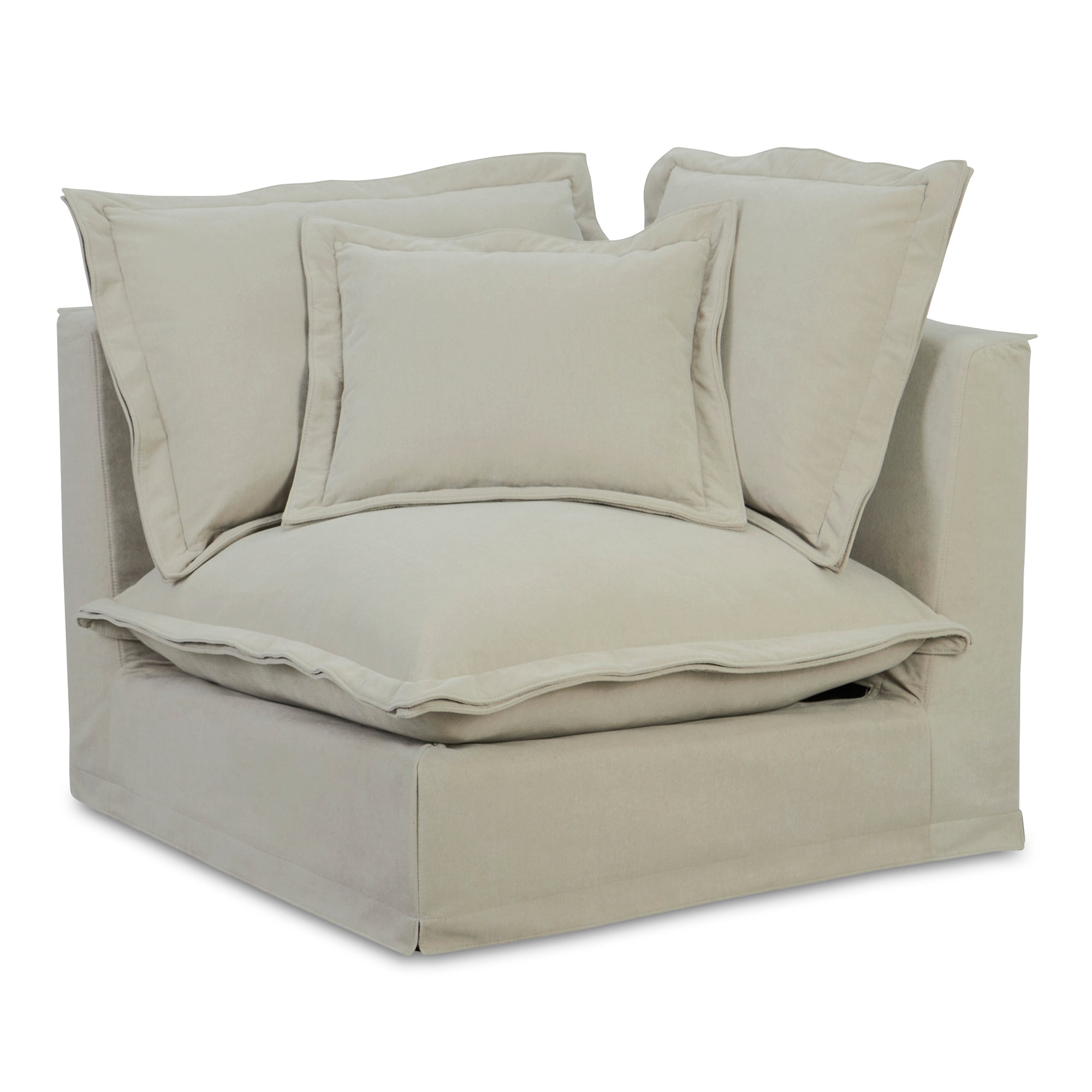 Olivia Corner Chair White