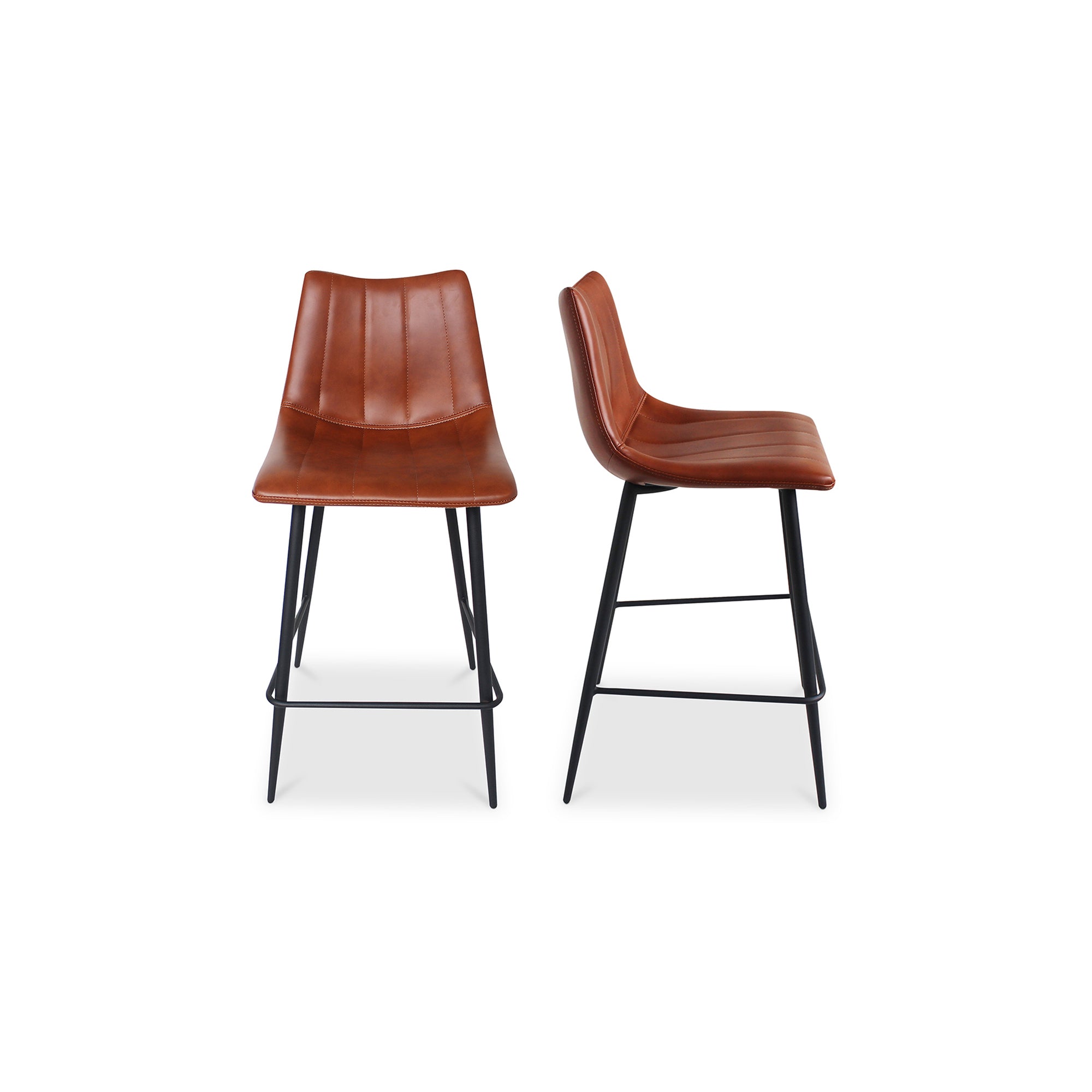 Alibi Counter Stool Beige-Set of Two