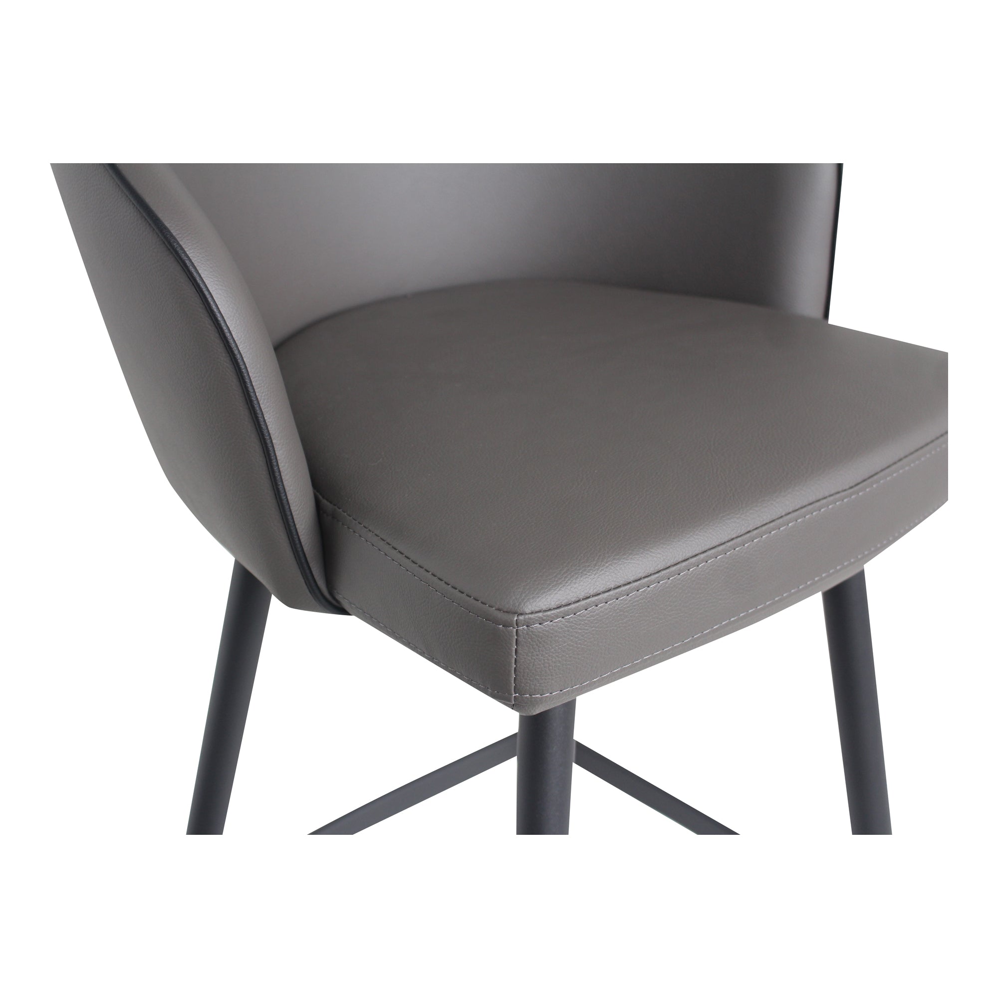 Webber Swivel Counter Stool Charcoal - Moes Home