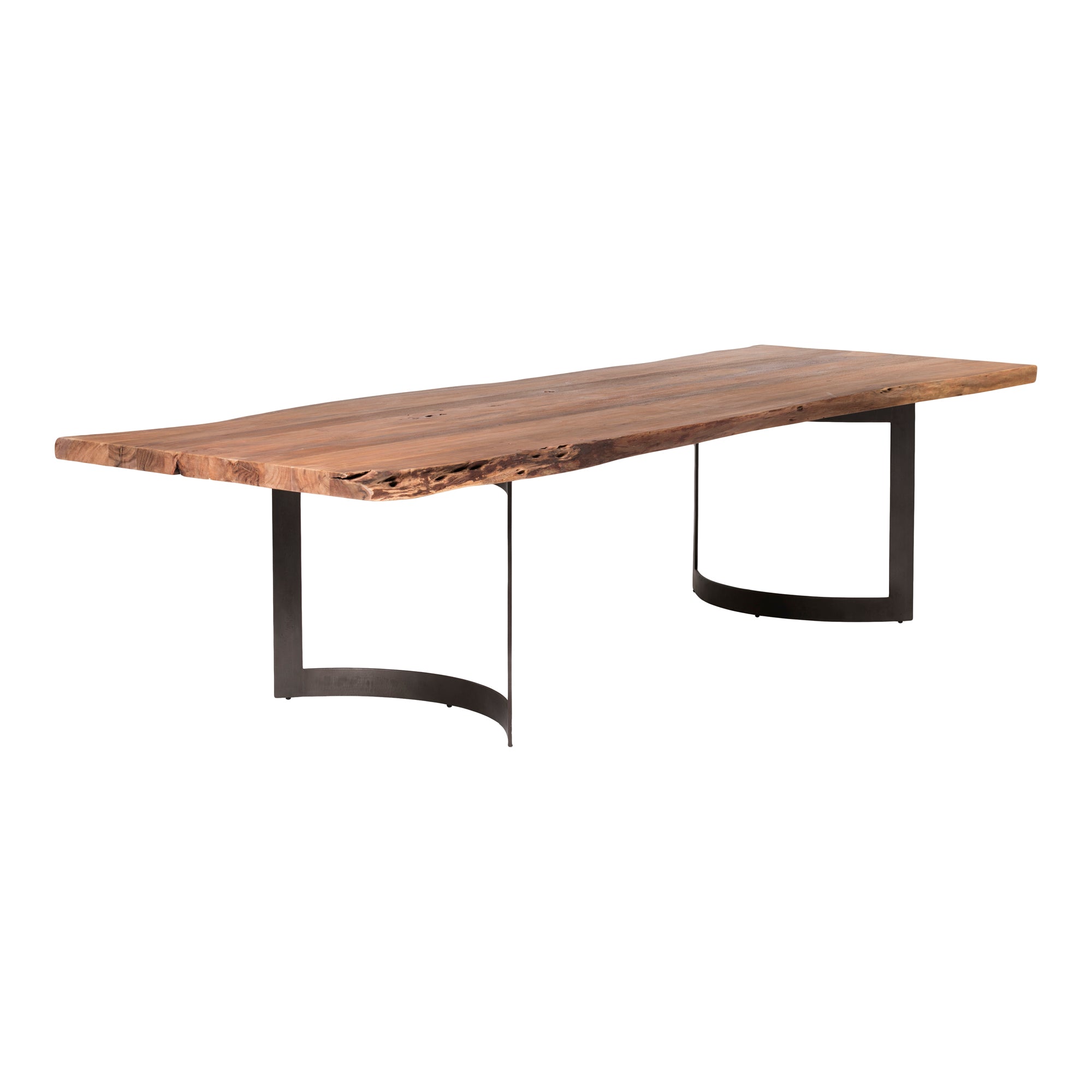 Bent Dining Table Large Brown - Moes Home